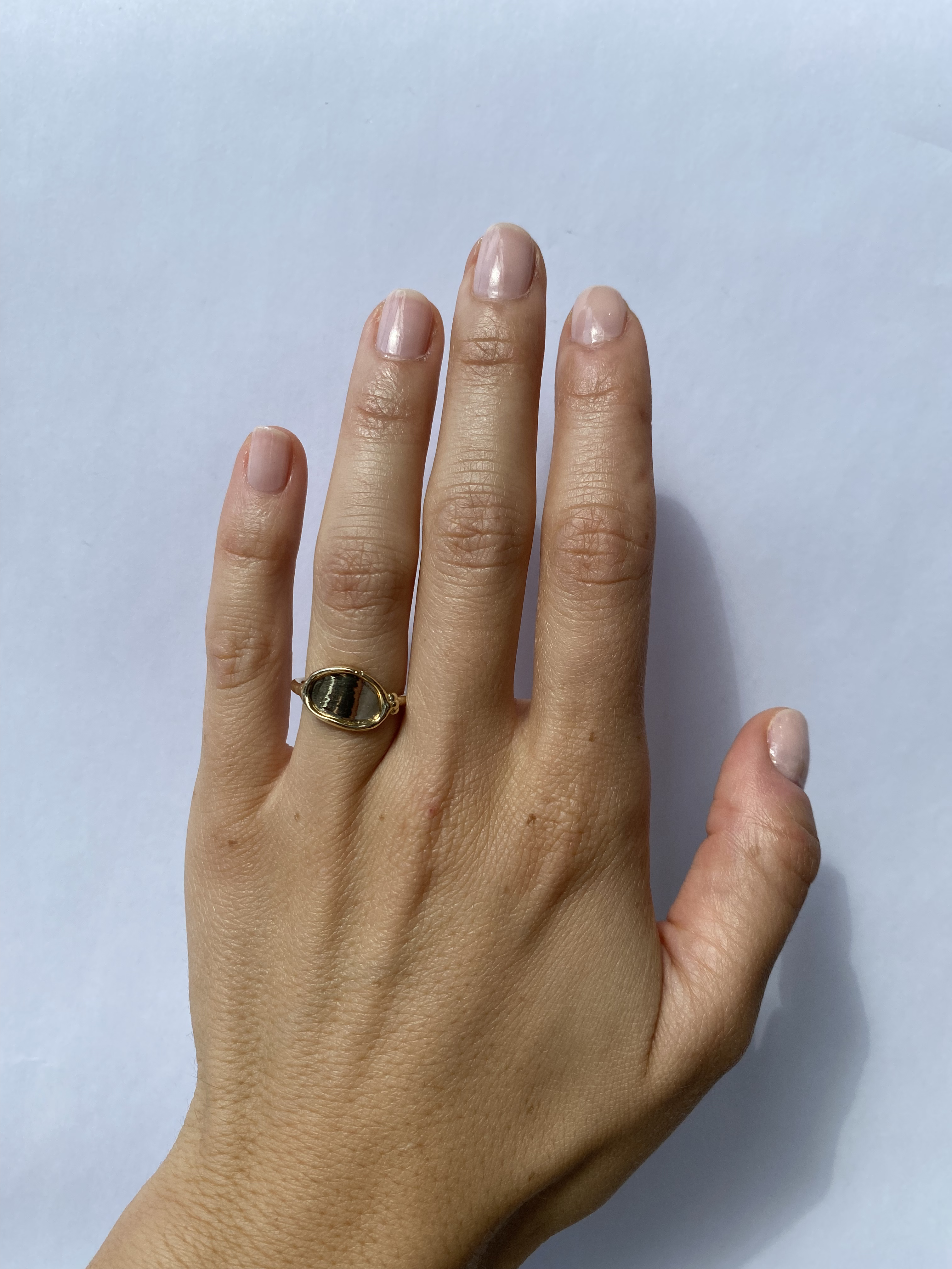 Reflection Ring III - Elegant Mirror Finish Jewelry for Women, Perfect for Parties, Weddings & Special Occasions