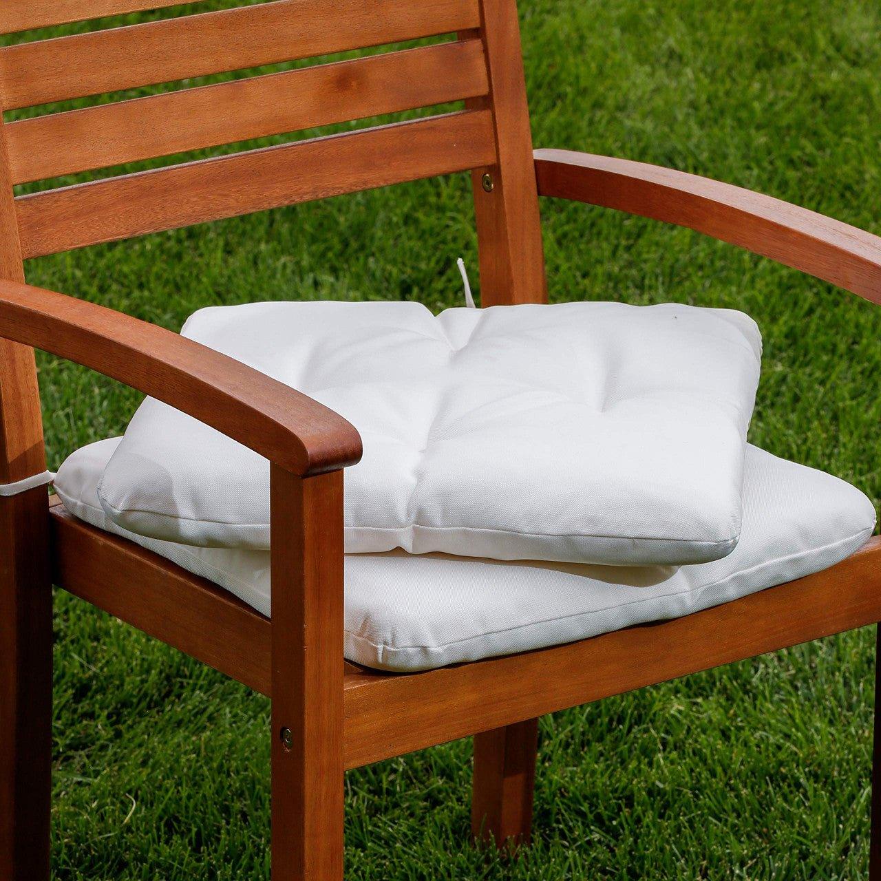 DTY Outdoor Living Leadville Chair Cushions - Waterproof Patio Seat Cushions Set of 2 for Garden, Deck, Poolside & Outdoor Furniture - Comfortable & Weather-Resistant