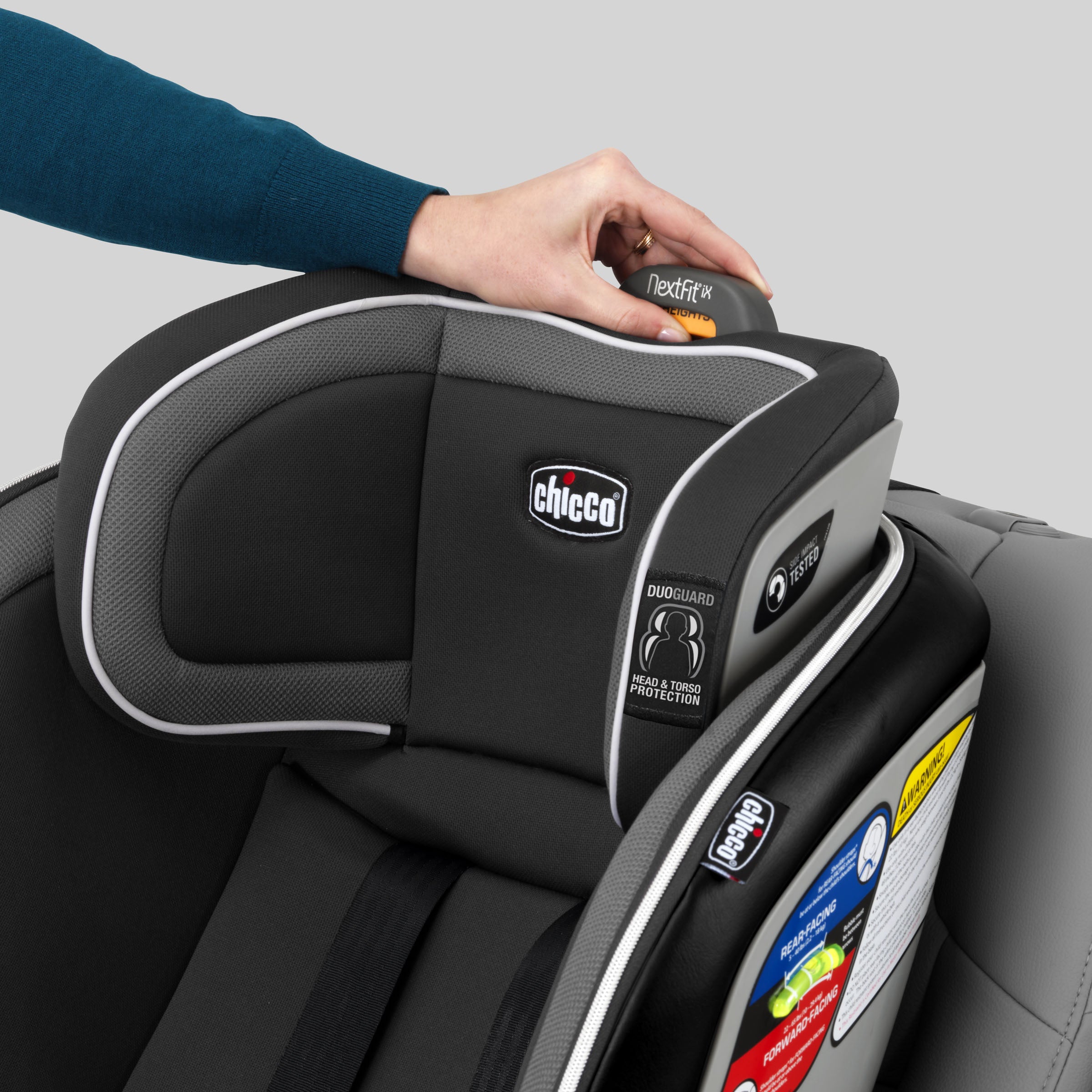 Chicco NextFit Zip Convertible Car Seat - Safe & Comfortable Infant to Toddler Car Seat (Rear & Forward Facing) | Perfect for Travel, Daily Commute & Family Road Trips
