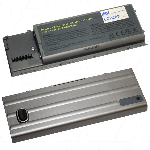11.1V 58Wh 5200mAh Replacement Laptop Battery for Dell Inspiron XPS Series - Long Lasting Power for Work, Travel & Remote Computing