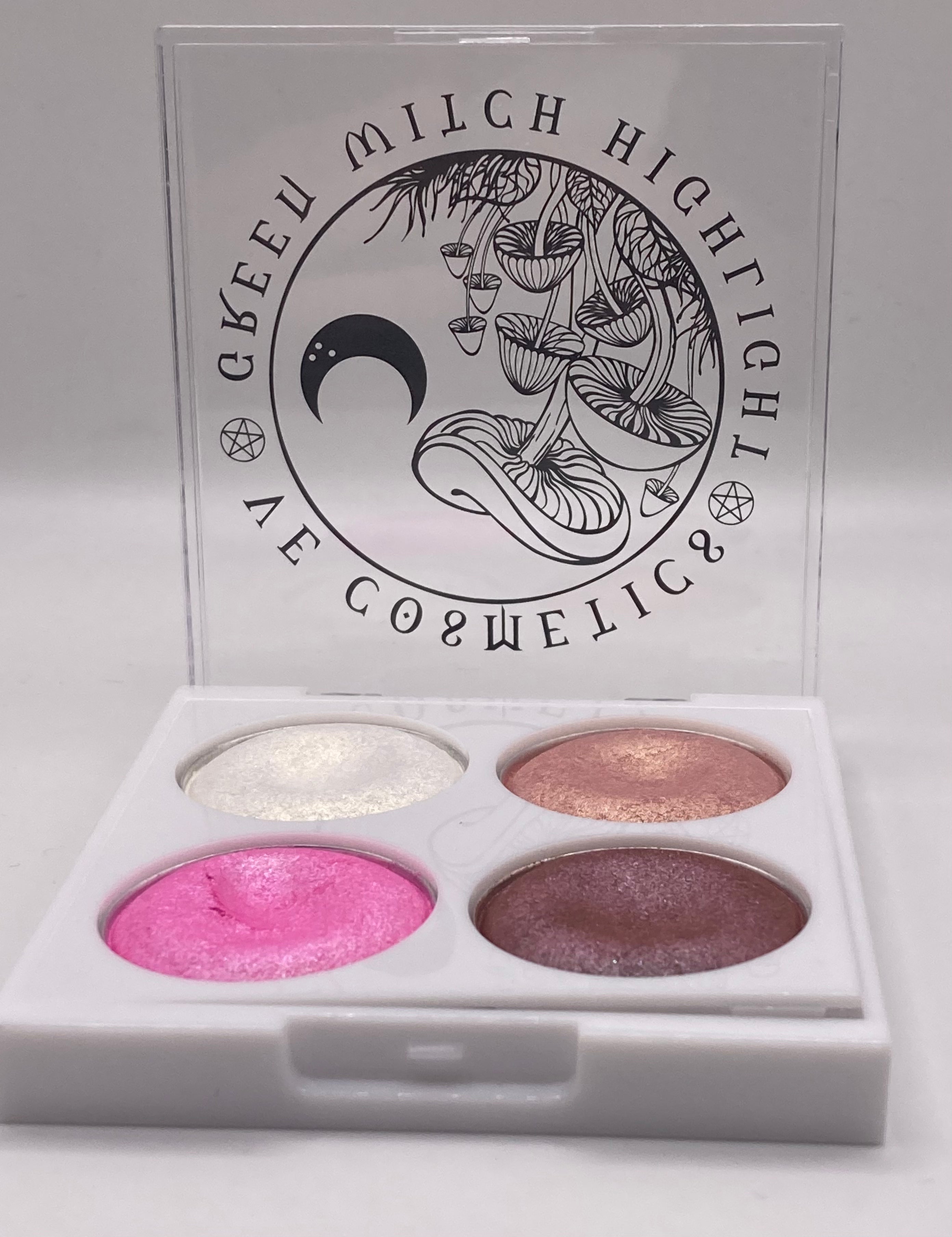 Green Witch Highlighter Limited Edition - Vegan & Cruelty-Free Makeup for Glowing Skin | Perfect for Festivals, Cosplay & Fantasy Looks