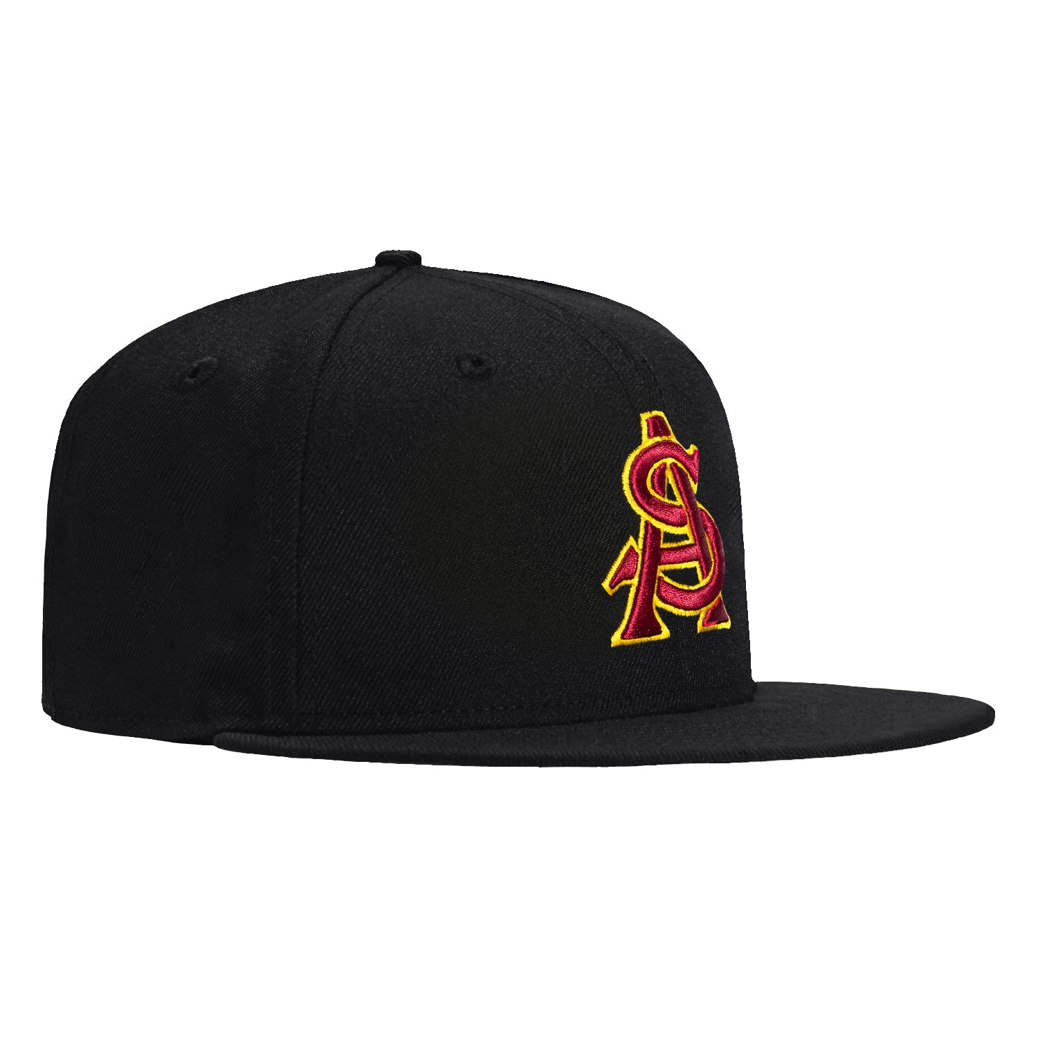 New Era 59Fifty Arizona State Sun Devils AS Adjustable Baseball Cap - Black, Maroon & Gold Colors | Official NCAA Licensed Hat for Men & Women | Perfect for College Sports Fans, Game Day & Casual Wear