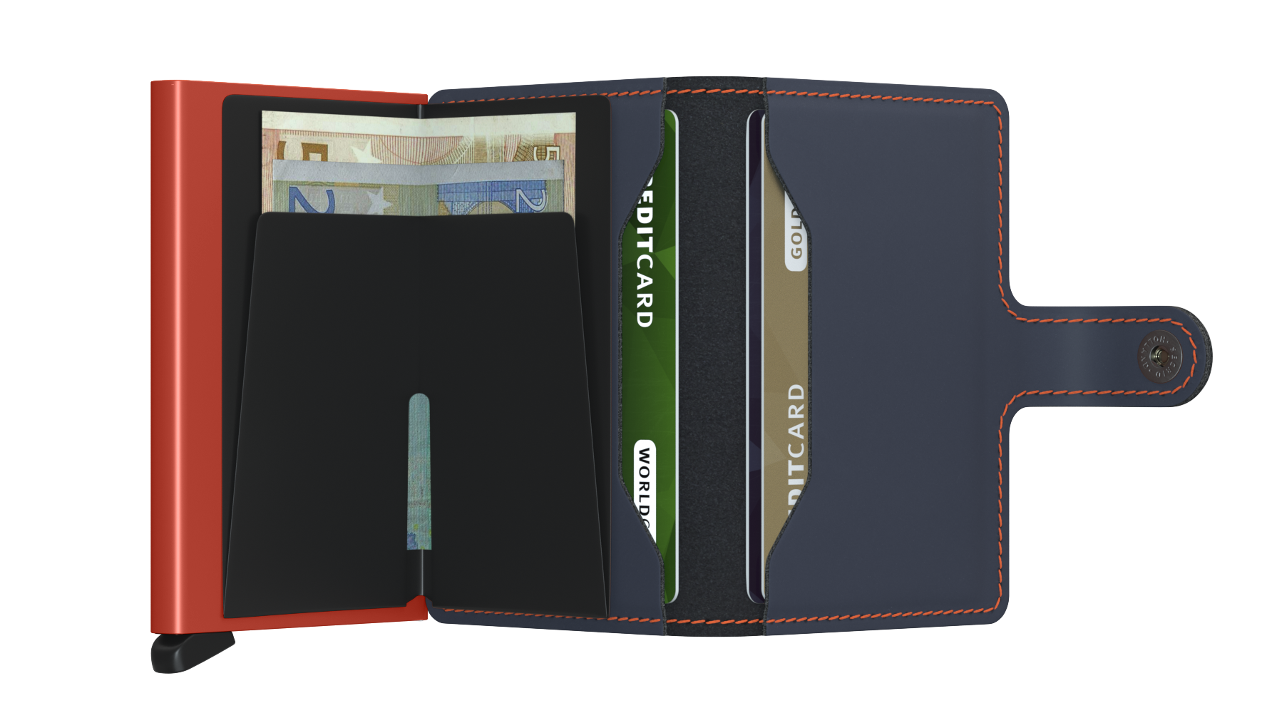 SECRID Miniwallet Matte - Slim RFID Blocking Leather Wallet for Men & Women | Perfect for Travel, Business & Everyday Use