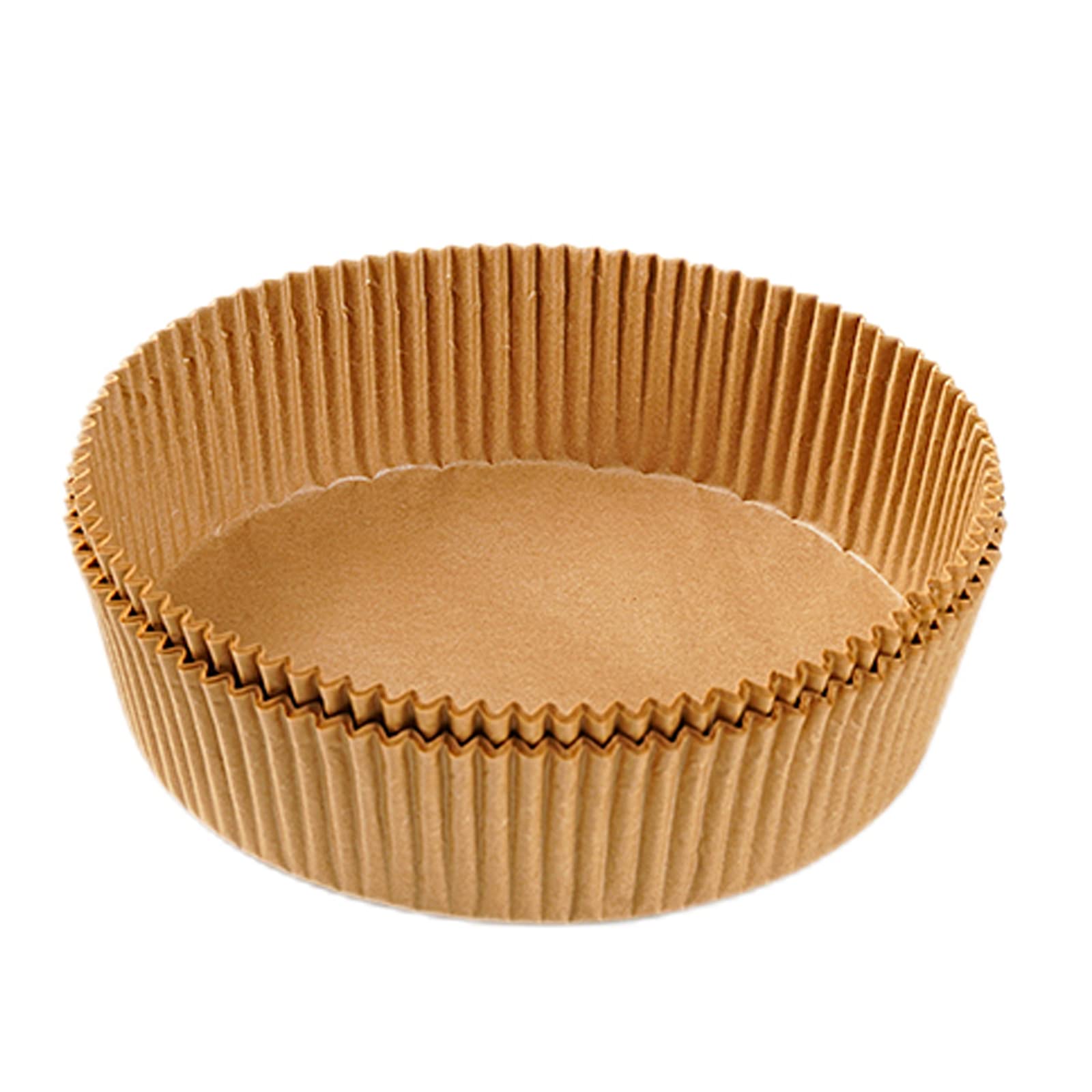 100Pcs Non-Stick Air Fryer Parchment Paper Liners - Unperforated Round Basket Sheets for Baking, Roasting & Microwave Safe | Perfect for Air Fryer Cooking, Meal Prep & Healthy Snacks