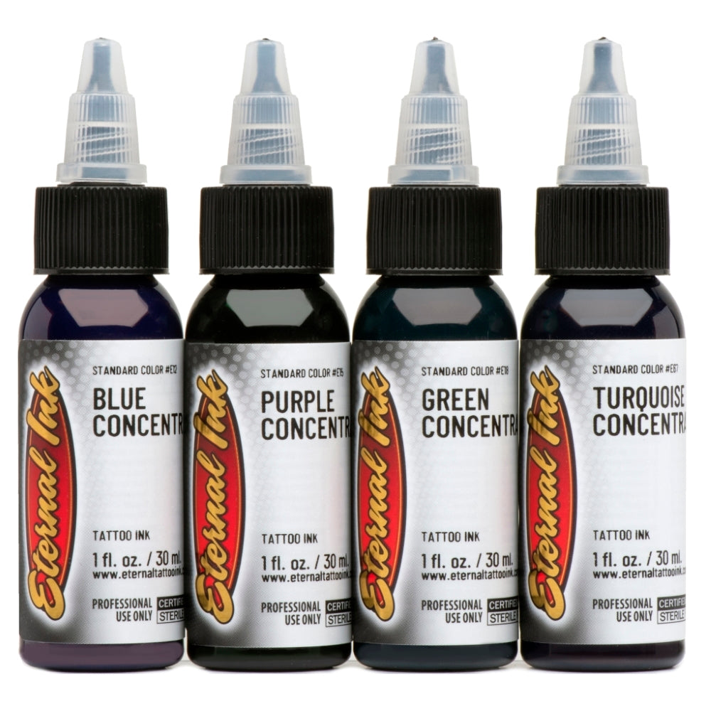 Eternal Tattoo Ink Concentrated Set - Professional Tattoo Supplies for Artists & Beginners | Perfect for Studio Work & Home Tattoo Practice