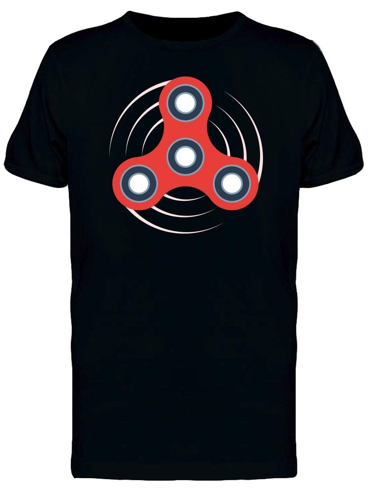 Red Spinner Doodle T-Shirt for Men | Graphic Novelty Tee | Casual Wear & Gifts for Artists