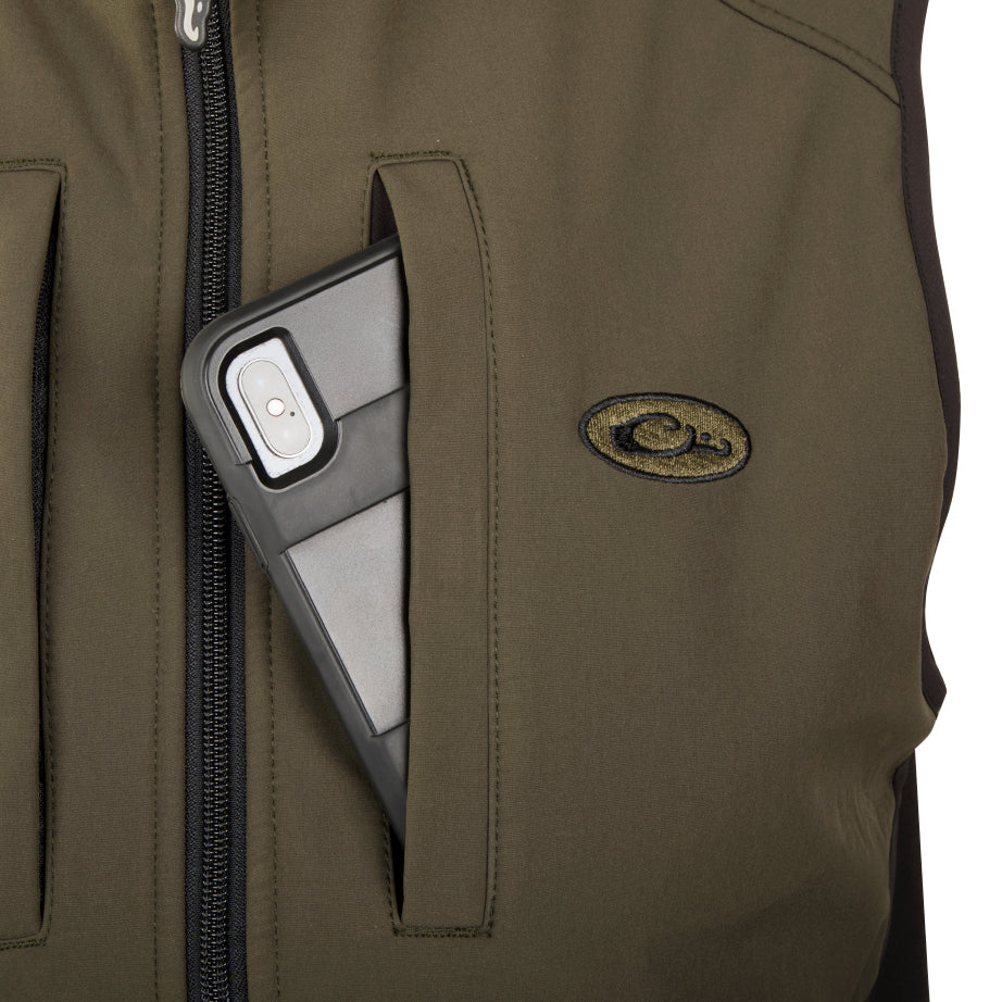 EST Windproof Tech Vest for Men & Women - Lightweight Thermal Insulated Jacket for Hiking, Running & Outdoor Activities