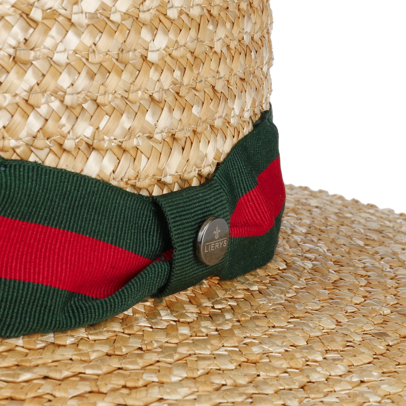 Lierys Natural Wheat Straw Boater Hat - Wide Brim Sun Hat for Women & Men - Perfect for Beach, Garden, and Summer Outdoor Activities