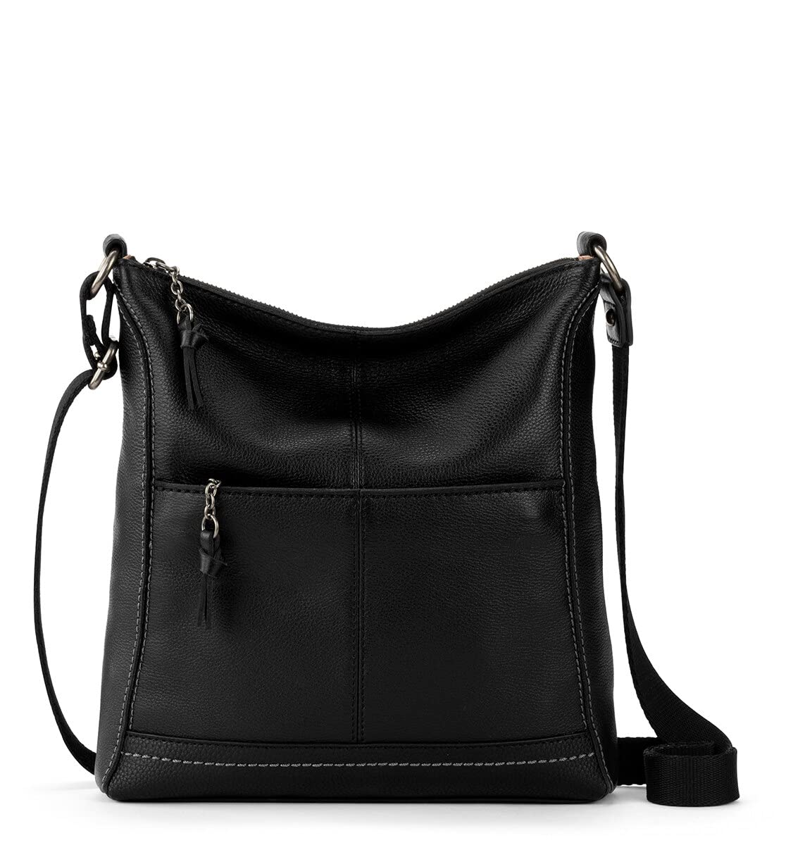 The Sak Lucia Genuine Leather Crossbody Bag - Adjustable Strap Convertible Purse for Women | Perfect for Travel, Shopping & Everyday Use