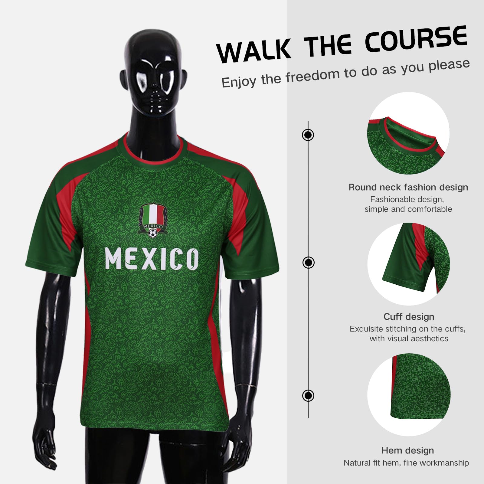 2024 Copa America Soccer Jerseys - Argentina, Brazil, Mexico - Fan Wear for Games & Events