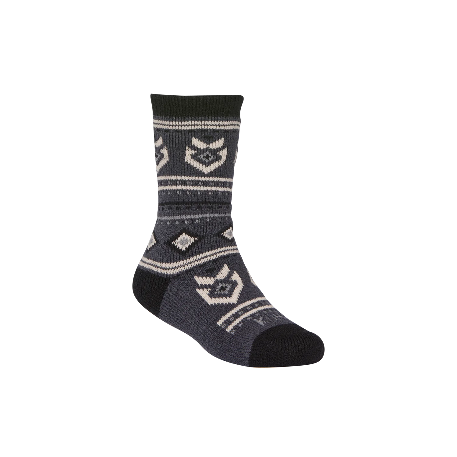 Kombi Black Kids' Getaway Socks - Warm & Cozy Winter Socks for Boys & Girls - Perfect for Indoor Play, Outdoor Adventures & Cold Weather Activities
