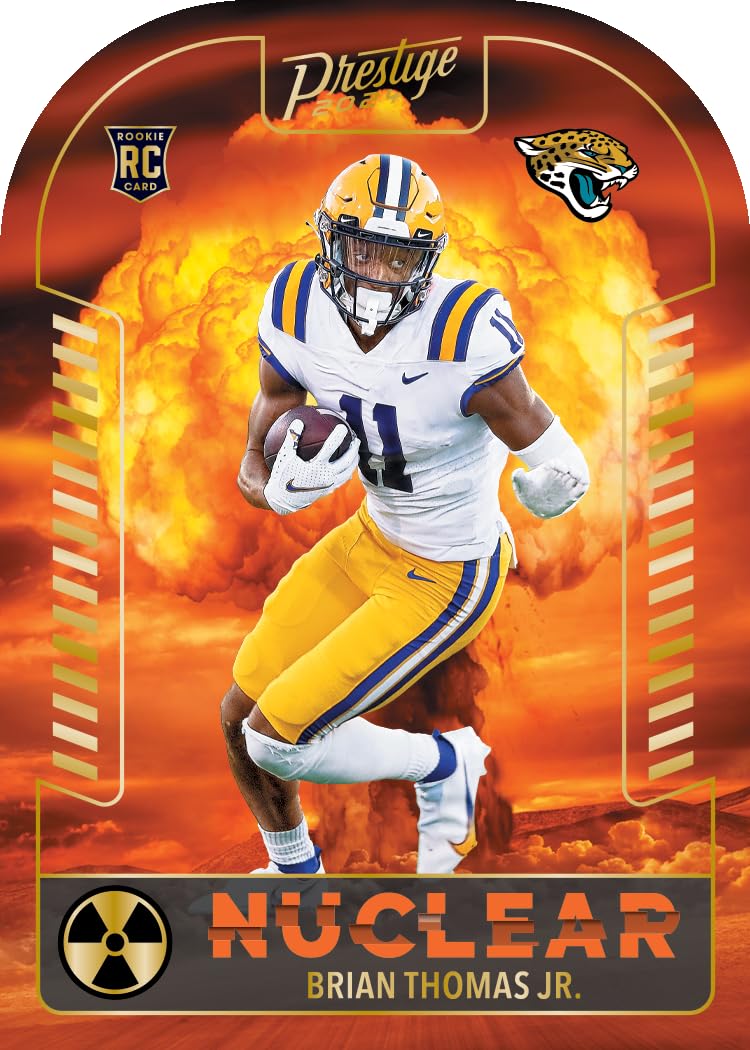 2024 Panini Prestige NFL Trading Card Box (Hobby H2) - Collectible Football Trading Cards for Sports Fans & Memorabilia Collectors - Perfect for Gifts, Investments, and Fantasy Sports Enthusiasts
