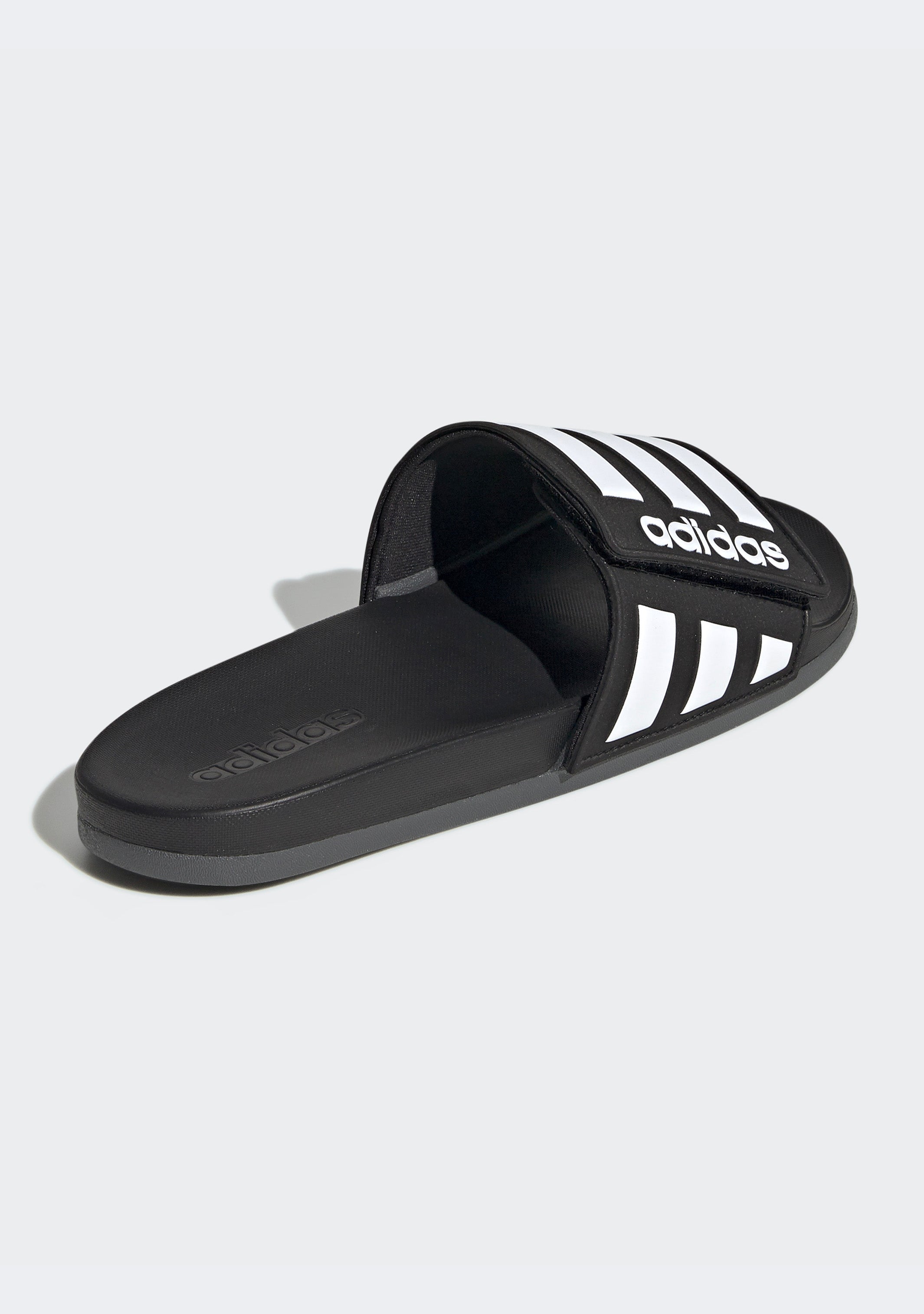 Adidas Men's Adilette Comfort Adjustable Slides - Lightweight Athletic Sandals for Pool, Beach, Gym & Casual Wear - Breathable Quick-Dry Slides with Arch Support