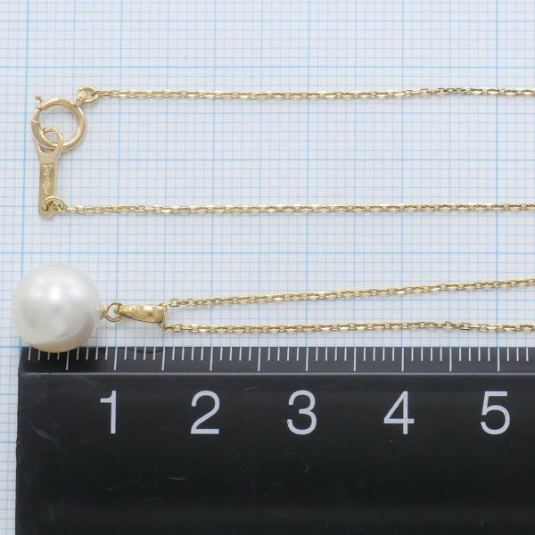 18K Yellow Gold Pearl Necklace for Women - Elegant Cultured Pearl Jewelry Gift for Wedding, Anniversary & Special Occasions