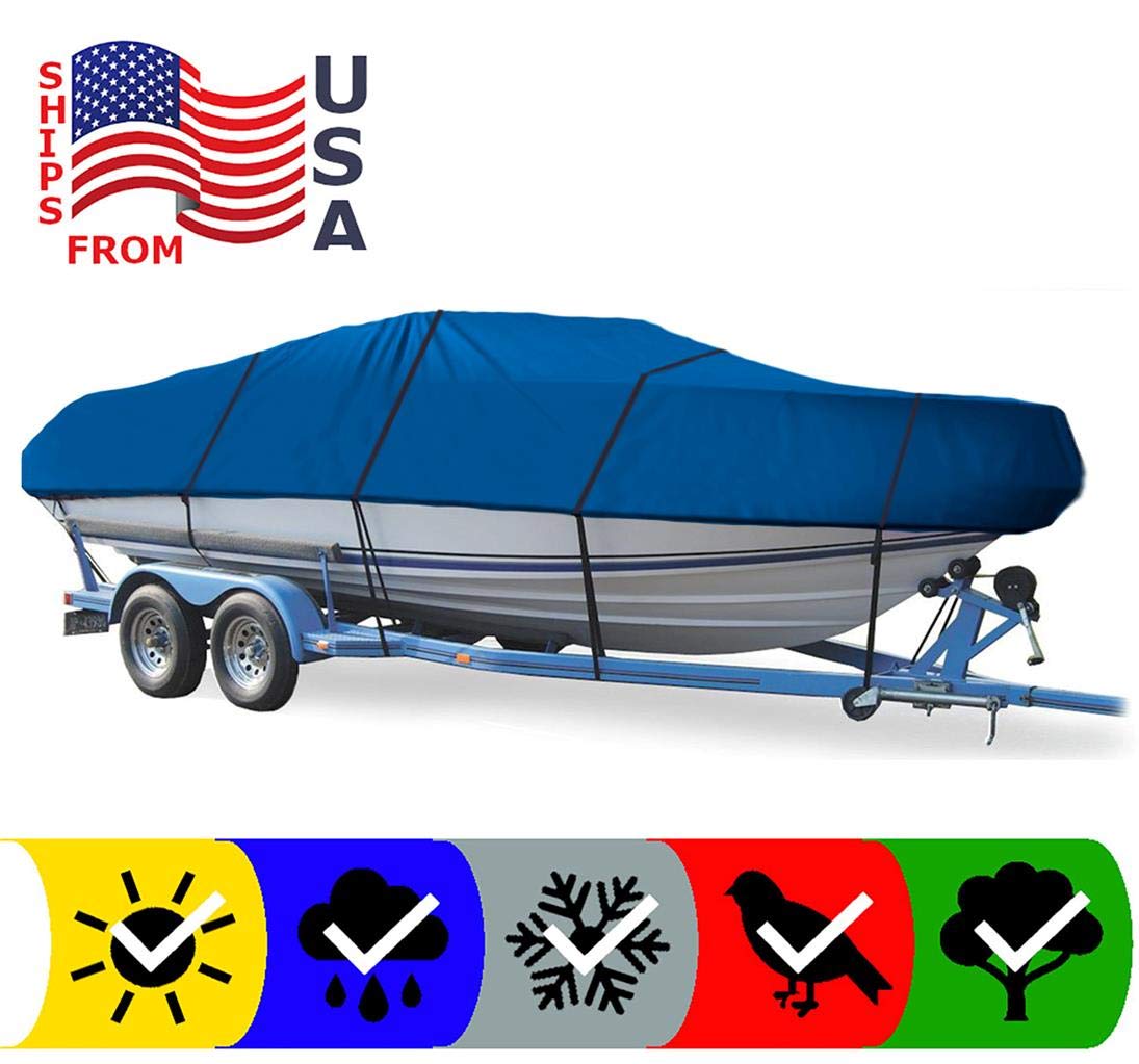 SBU Boat Cover for Tracker PRO Team 175 - Waterproof Storage & Mooring Protection