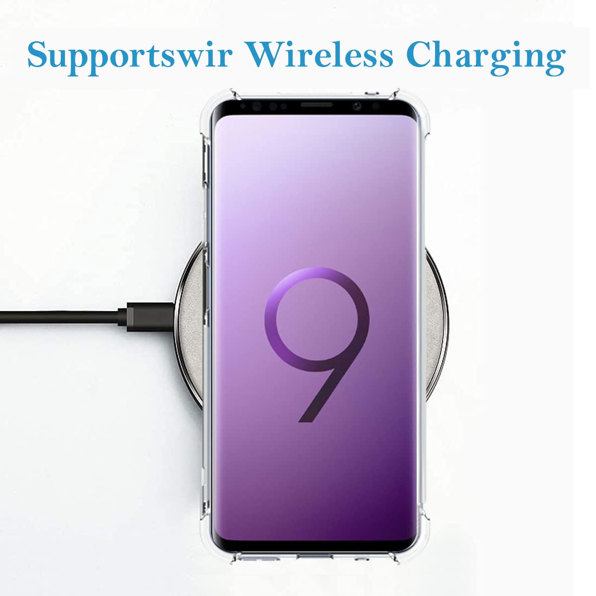 Custom Samsung Galaxy S9 Phone Case - Personalized Photo/Text/Name - Anti-Scratch Shock-Resistant Clear TPU Protective Cover - Perfect for Daily Use, Travel & Gifts