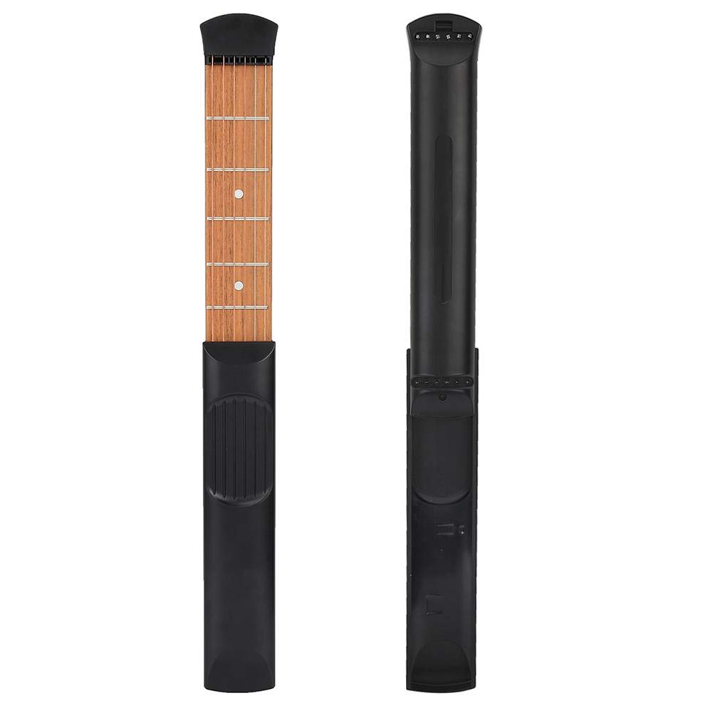 6 Fret Guitar Chord Trainer - Mini Practice Strings Tool for Acoustic & Electric Guitar - Perfect for Beginners & Travel Practice
