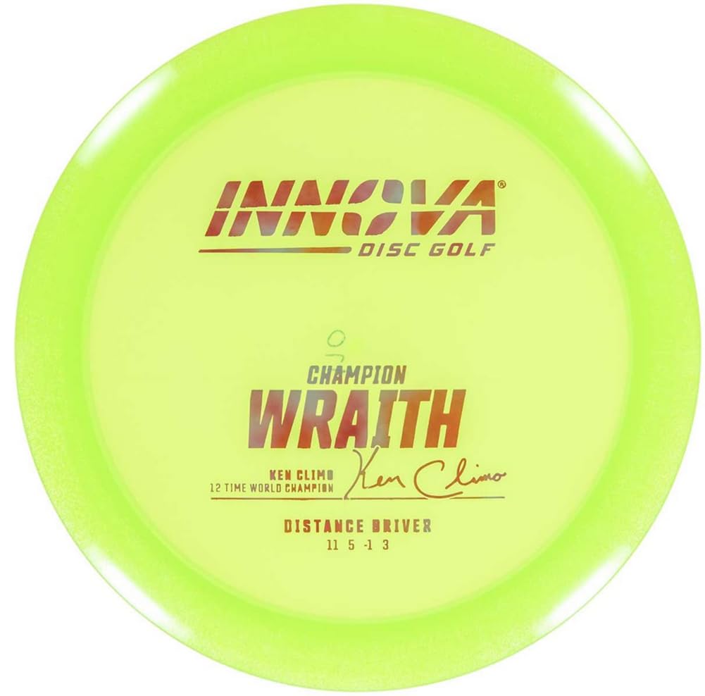 Innova Champion Wraith Disc Golf Driver - Premium Distance Driver for Long Throws | Professional & Recreational Play | Tournament & Backyard Practice (Colors Vary)