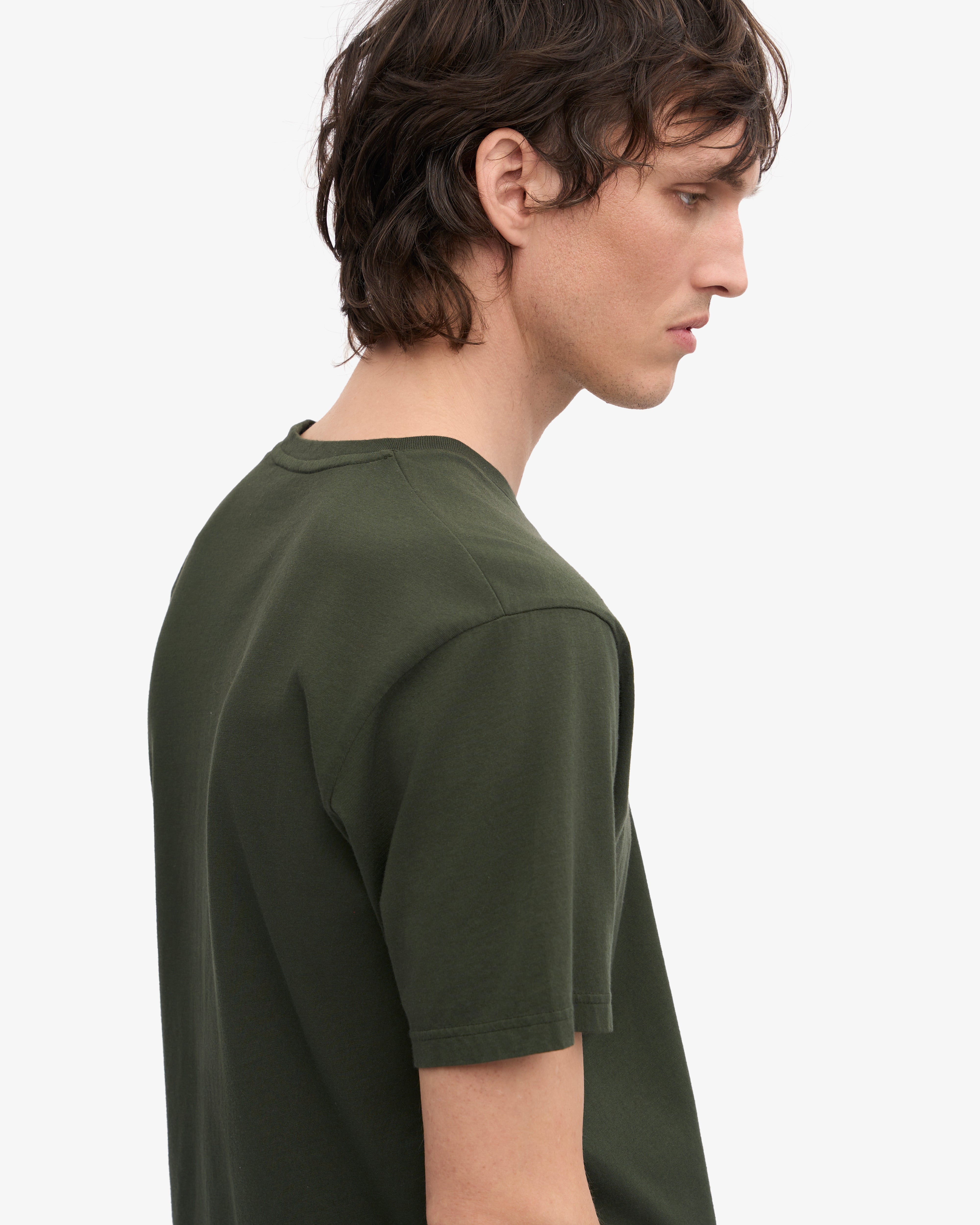 Classic Organic Cotton T-Shirt - Hunter Green | Eco-Friendly & Comfortable for Everyday Wear | Perfect for Casual Outfits, Workouts & Relaxing at Home