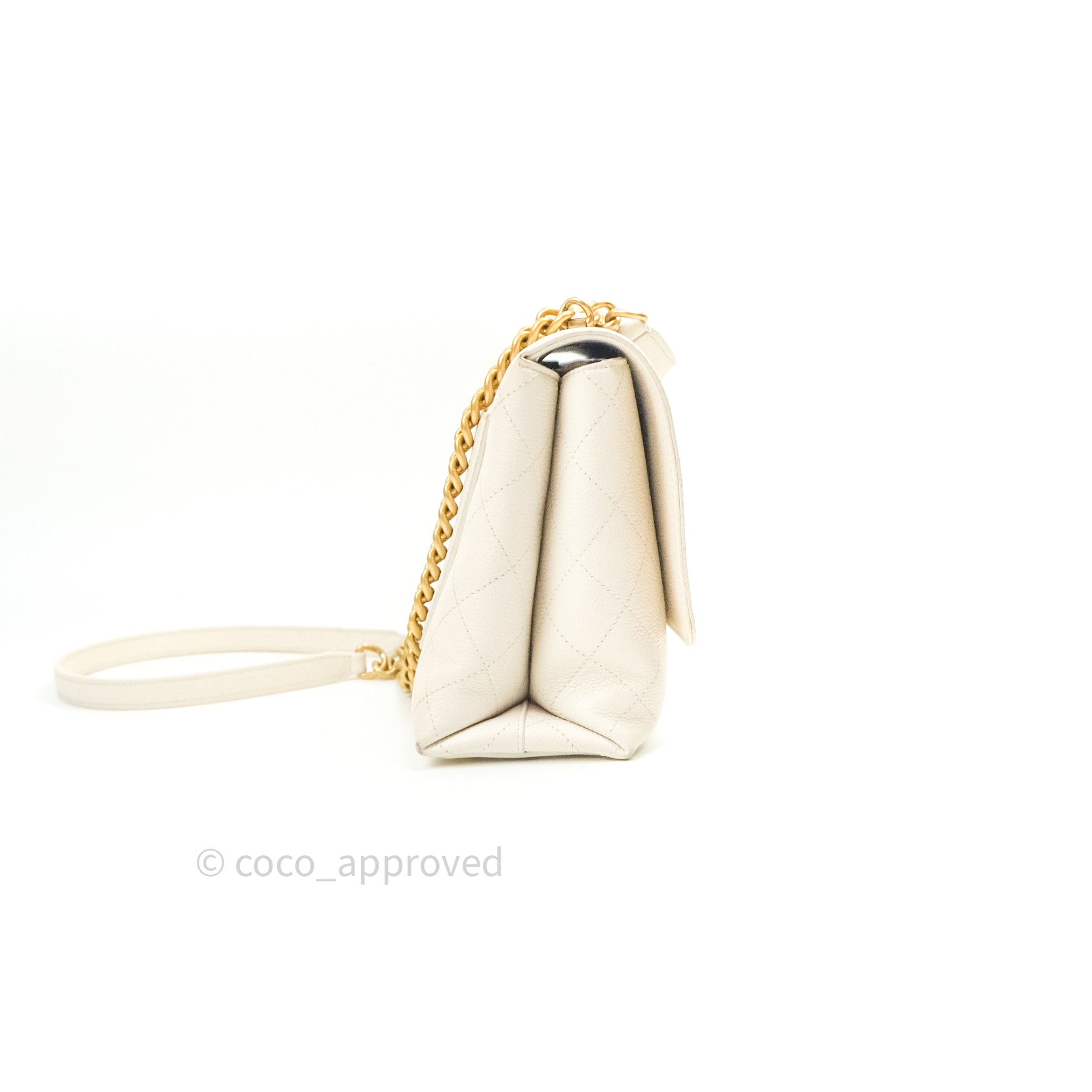 Chanel Chic Affinity Medium Grained Calfskin Handbag with White Gold Hardware - Luxury Designer Crossbody Bag for Women, Perfect for Parties & Evening Events