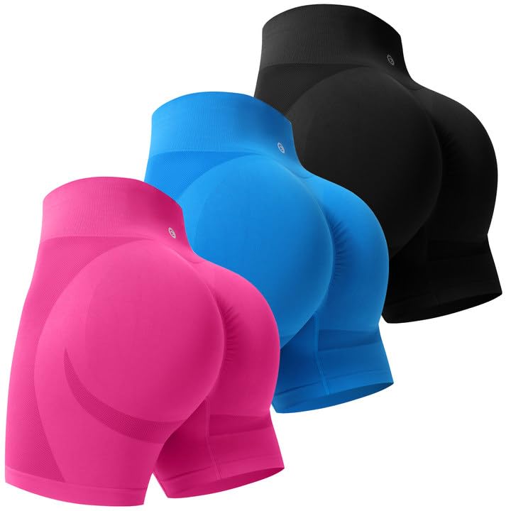 Black Magenta-pink French-blue 3 Pack