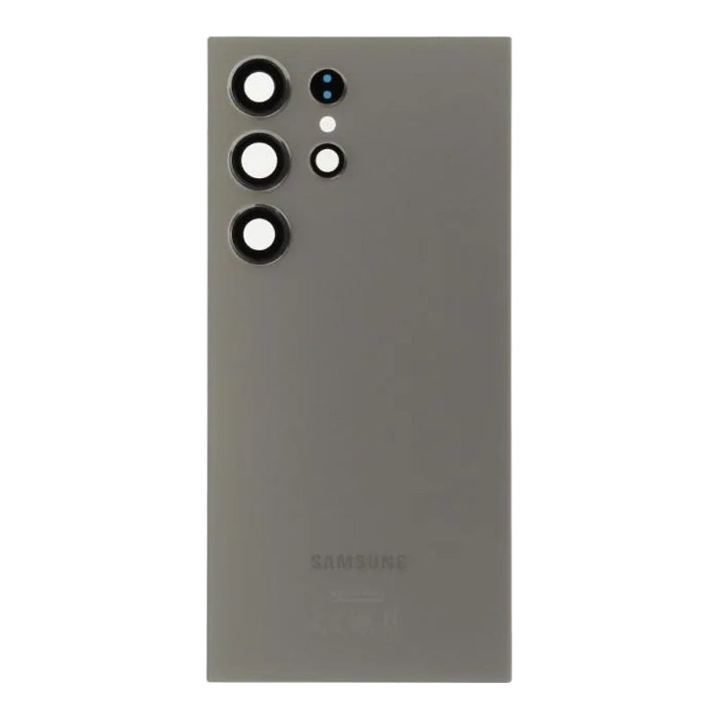 Samsung Galaxy S24 Ultra Back Glass Replacement with Camera Lens Cover - Premium Rear Panel Repair Part for Smartphone Protection | Perfect for DIY Fixes & Phone Restoration Projects
