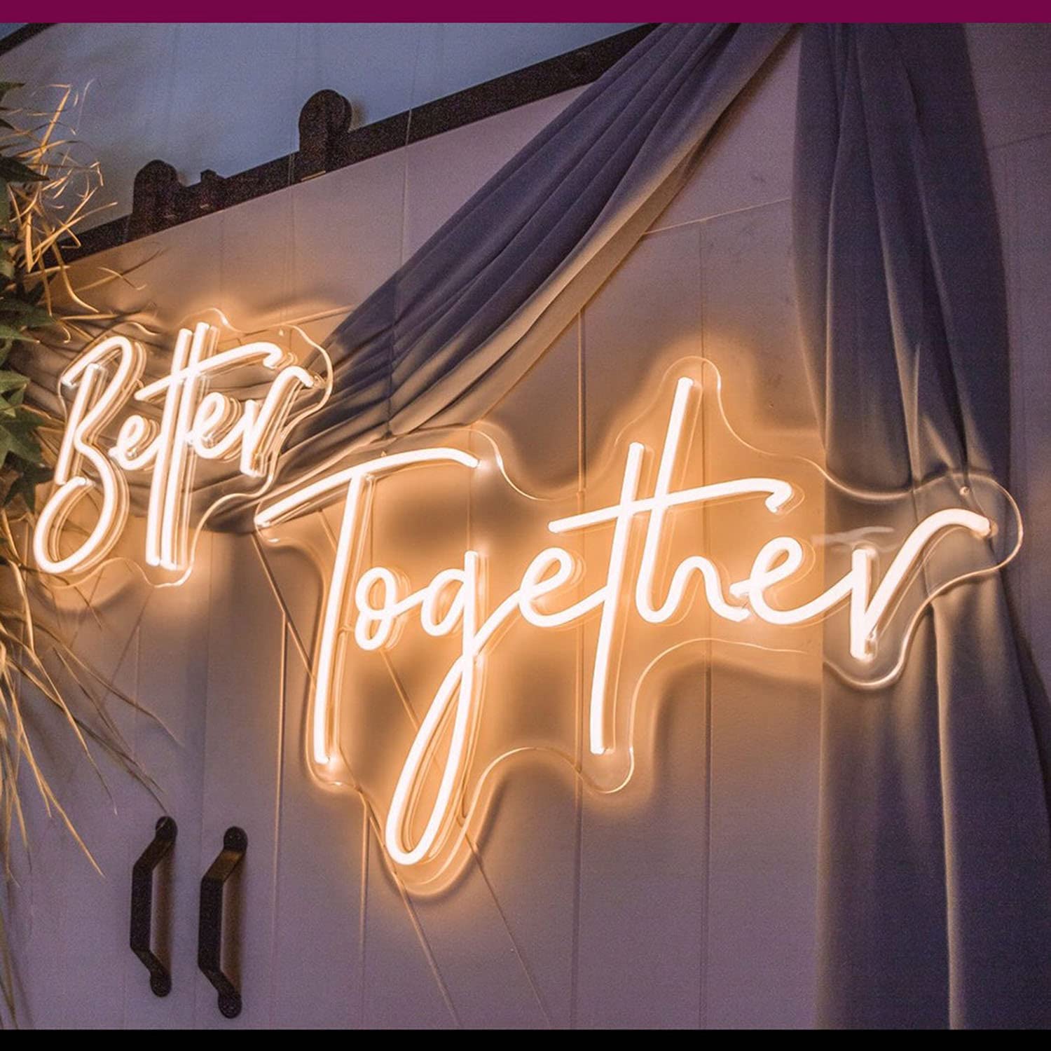Custom LED Neon Signs - Personalized Wall Decor for Wedding, Birthday, Party, Bedroom, Bar & Office | 40-inch Neon Lights with 1 Line Text - Perfect for Home Decor, Business Signs & Gift Ideas