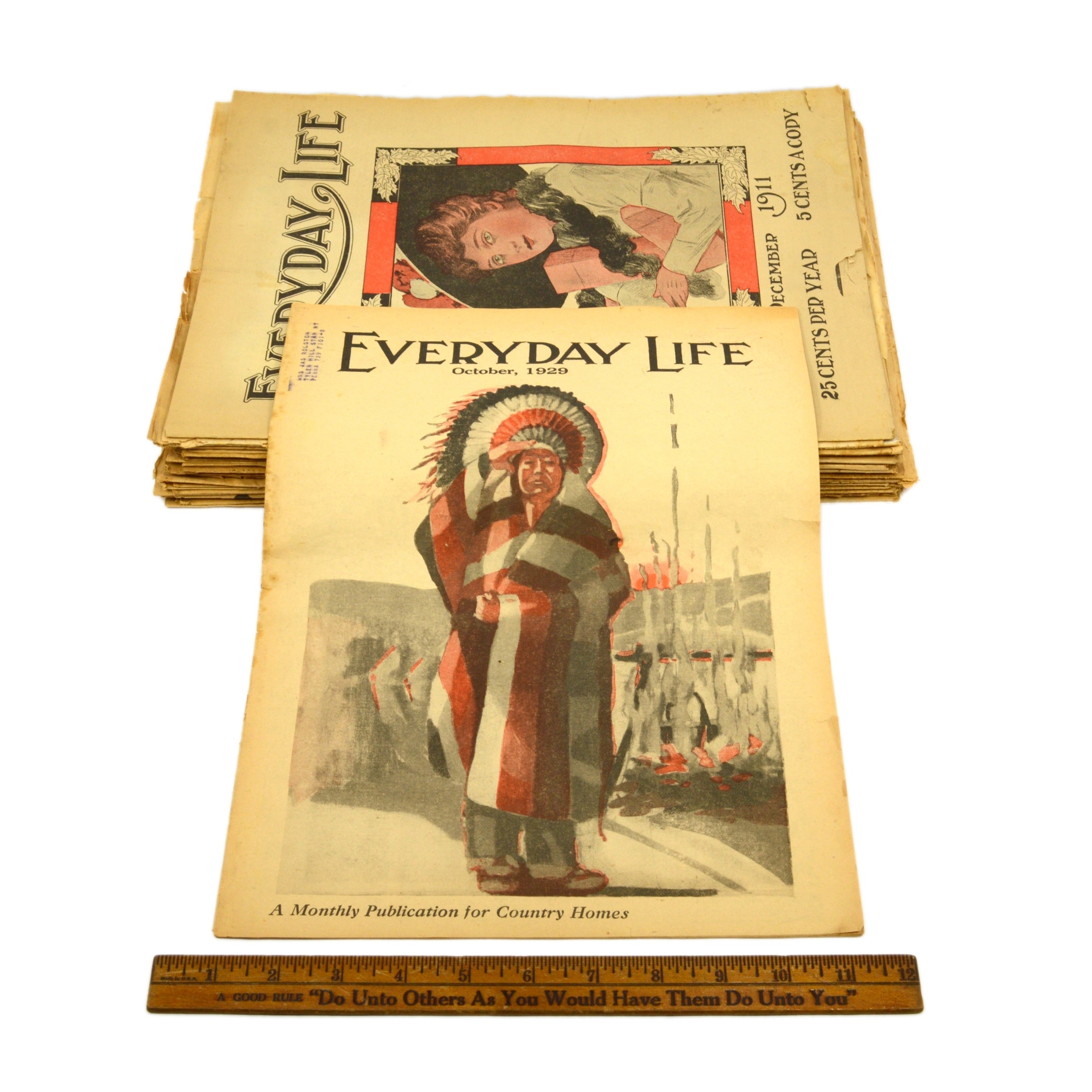 Vintage Everyday Life Magazines - Lot of 29 Back Issues from Chicago, IL (1911-1930) | Antique Collectibles, Historical Memorabilia & Home Decor for Vintage Enthusiasts