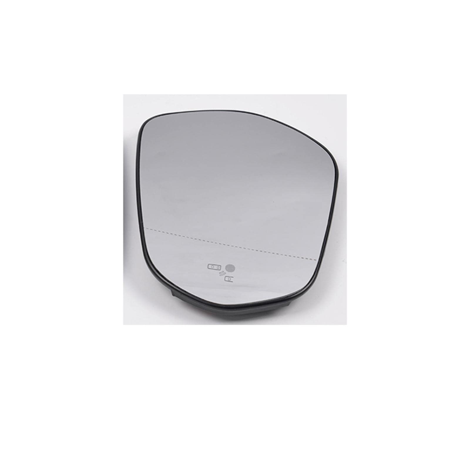 Nijakise Heated Wide Angle Wing Mirror Glass for Ford Fiesta MK8 2017-2020 - Replacement Side View Mirror with Anti-Glare for Enhanced Visibility in Rainy & Night Driving