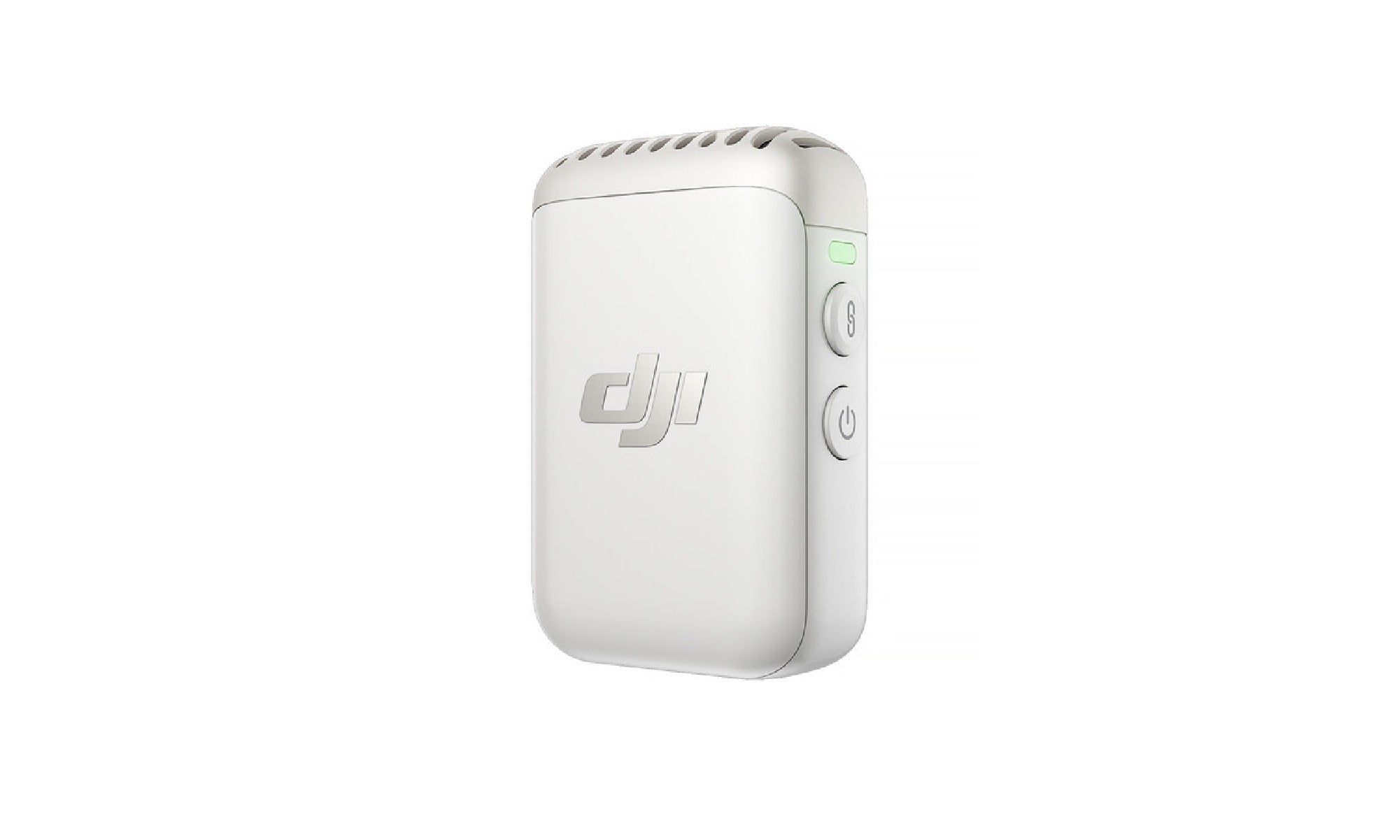 DJI Mic 2 Wireless Lavalier Microphone Transmitter (Pearl White) - Perfect for Vlogging, Interviews, YouTube Videos & Live Streaming