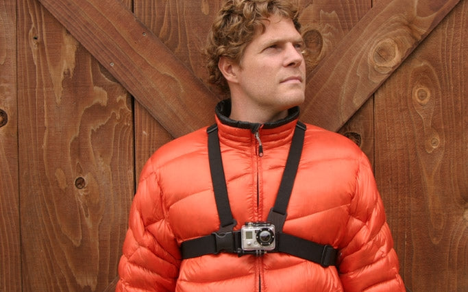 GoPro Chest Mount Harness - Adjustable Strap for Hands-Free Action Camera Recording - Perfect for Hiking, Skiing, Cycling & Outdoor Adventures