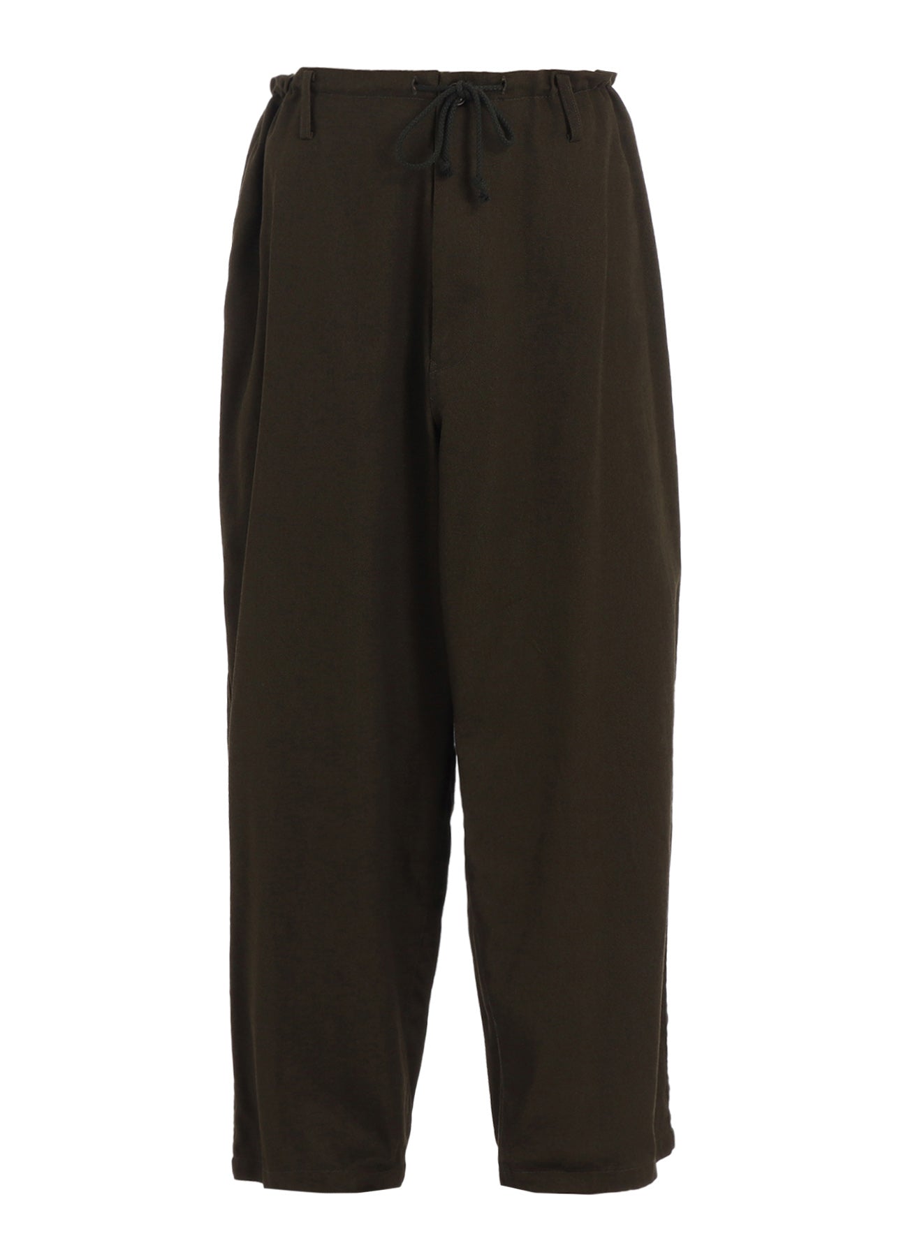 Breathable Cotton Drill Drawstring Wide Leg Pants for Women - Casual Loungewear & Summer Comfort