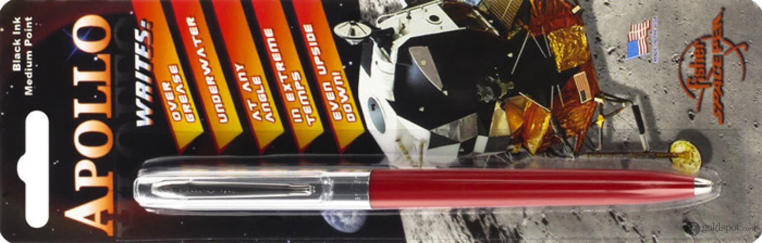 Fisher Space Cap O Matic Ballpoint Pen - Burgundy with Chrome Trim - Premium Writing Instrument for Office, School & Gift Giving