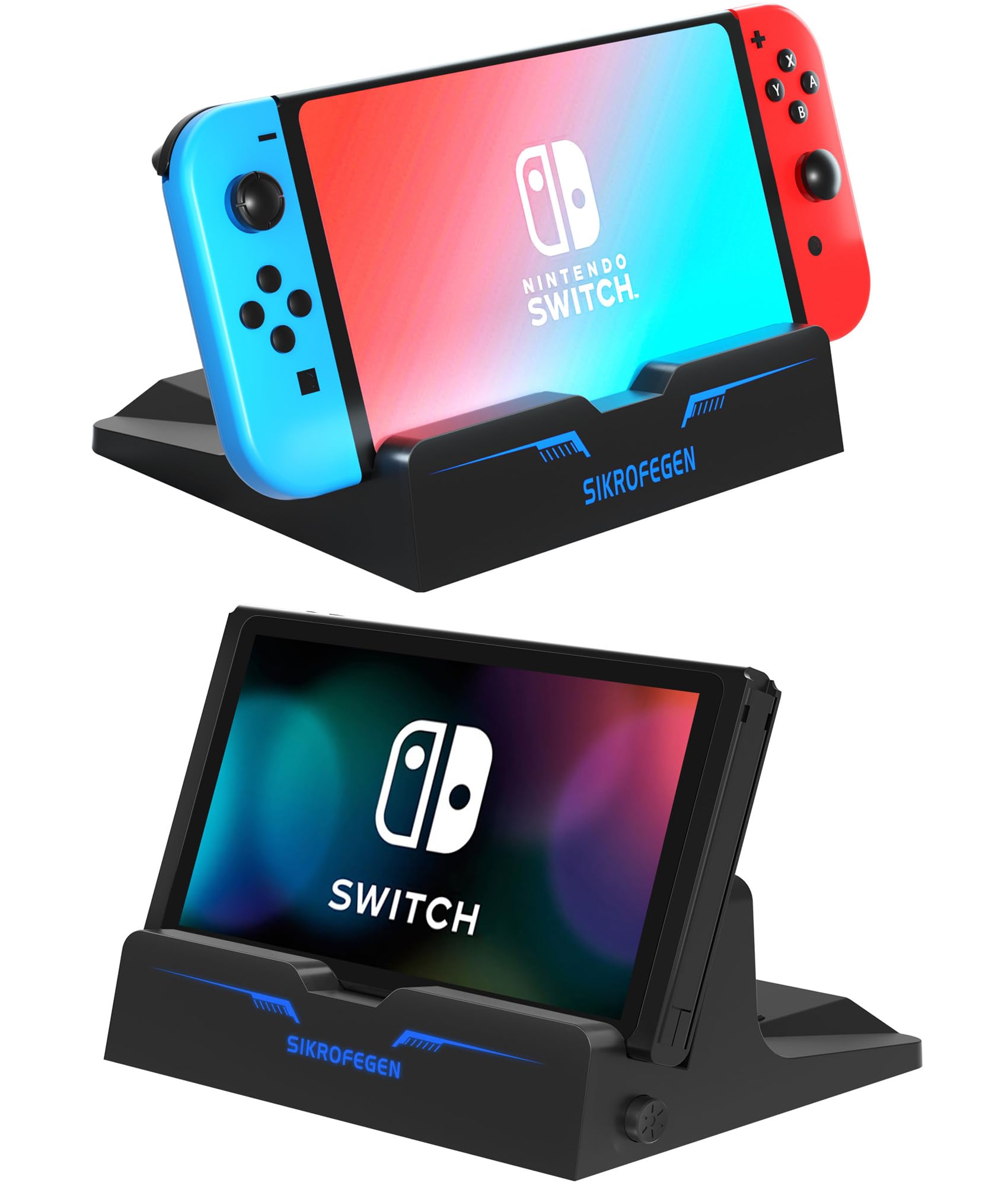 Nintendo Switch Dock Replacement - 4K60Hz HDMI 2.0 TV Docking Station with USB 3.0 Ports | Compatible with Official Switch Base | Perfect for Home Gaming & Travel Entertainment