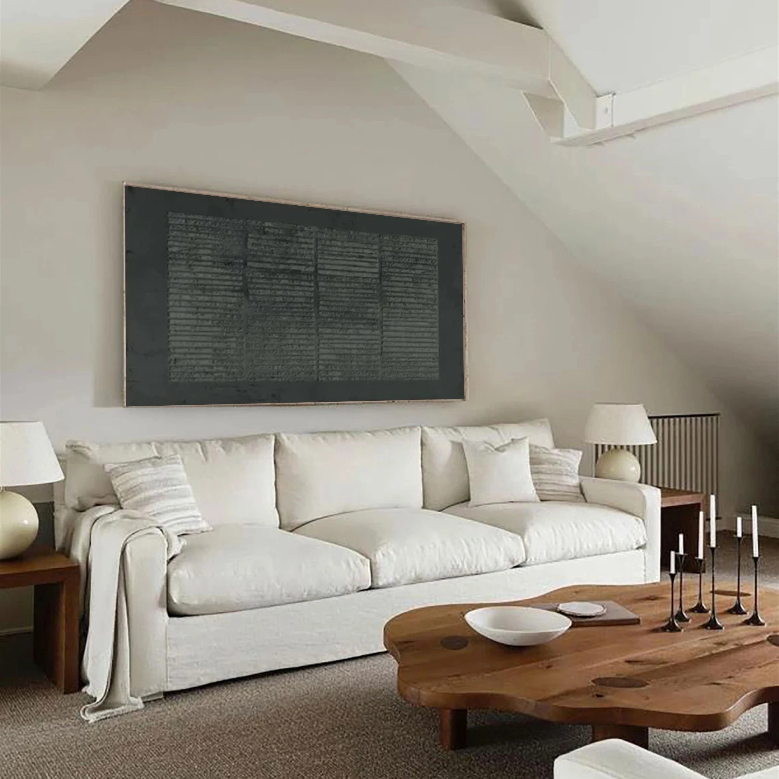 Abstract Tranquility Wall Art Print #WS072 - Modern Canvas Painting for Living Room, Bedroom & Office Decor
