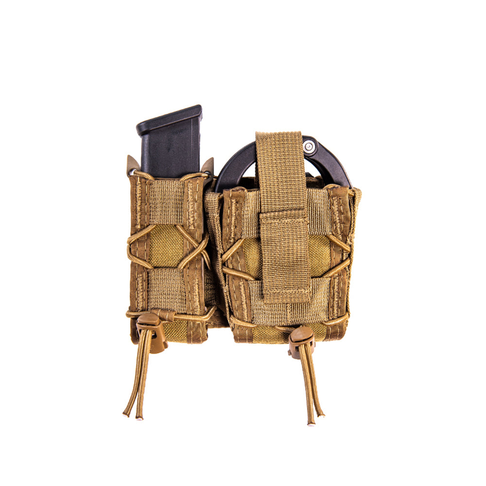 High Speed Gear LEO TACO Tactical Holster - Pistol & Handcuff Combo | USA Made | Perfect for Law Enforcement, Security & Concealed Carry