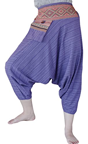 Striped Cotton - Plain - Lavender Violet