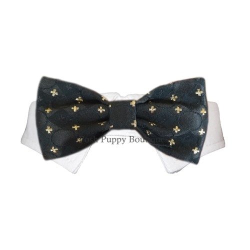 Stylish Cameron Bow Tie Collar for Dogs - Adjustable Pet Fashion Accessory for Weddings, Parties & Special Occasions