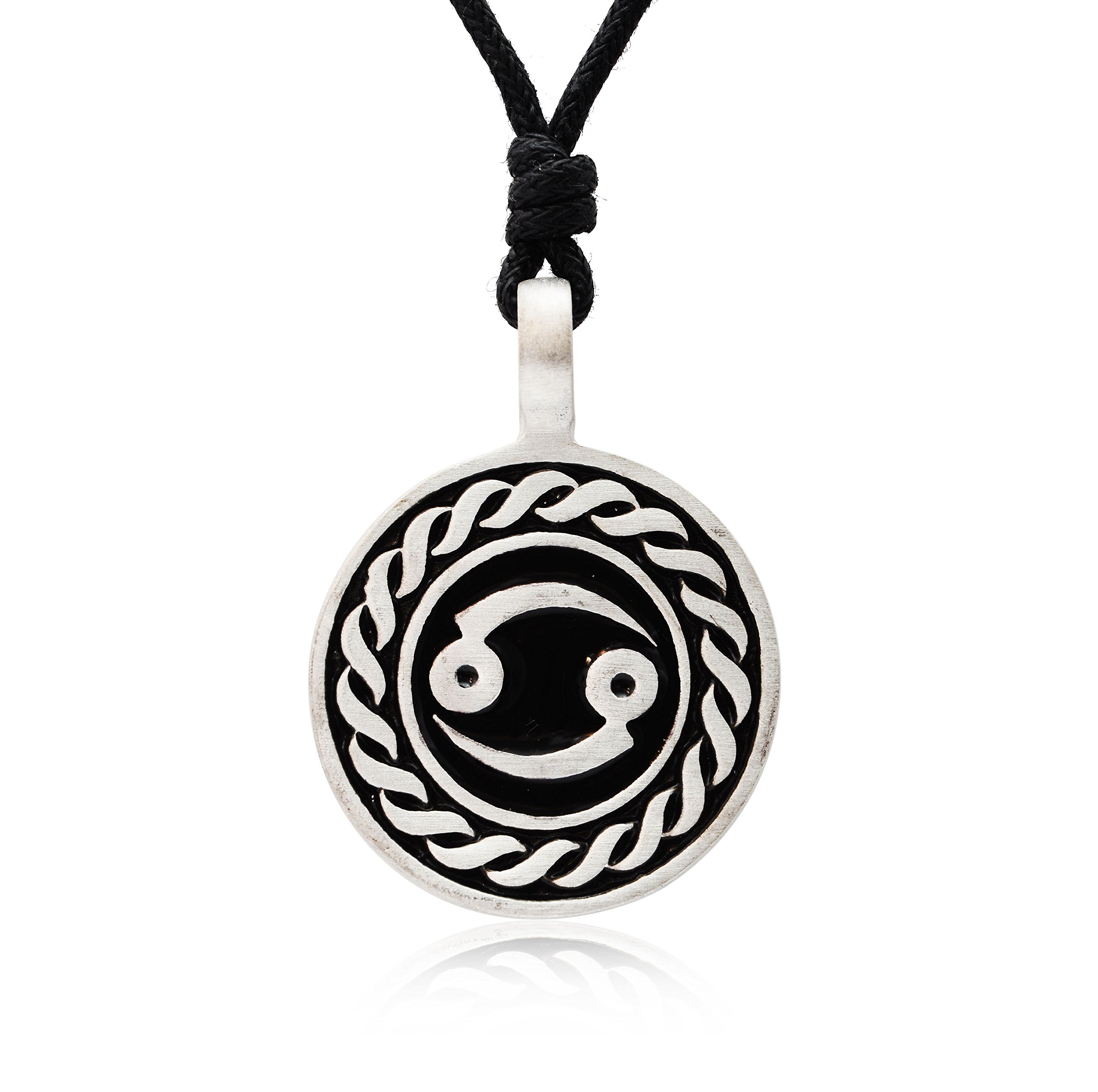 Cancer Zodiac Silver Pewter Charm Necklace - Personalized Horoscope Pendant Jewelry for Women - Perfect Gift for Birthdays, Anniversaries & Spiritual Healing