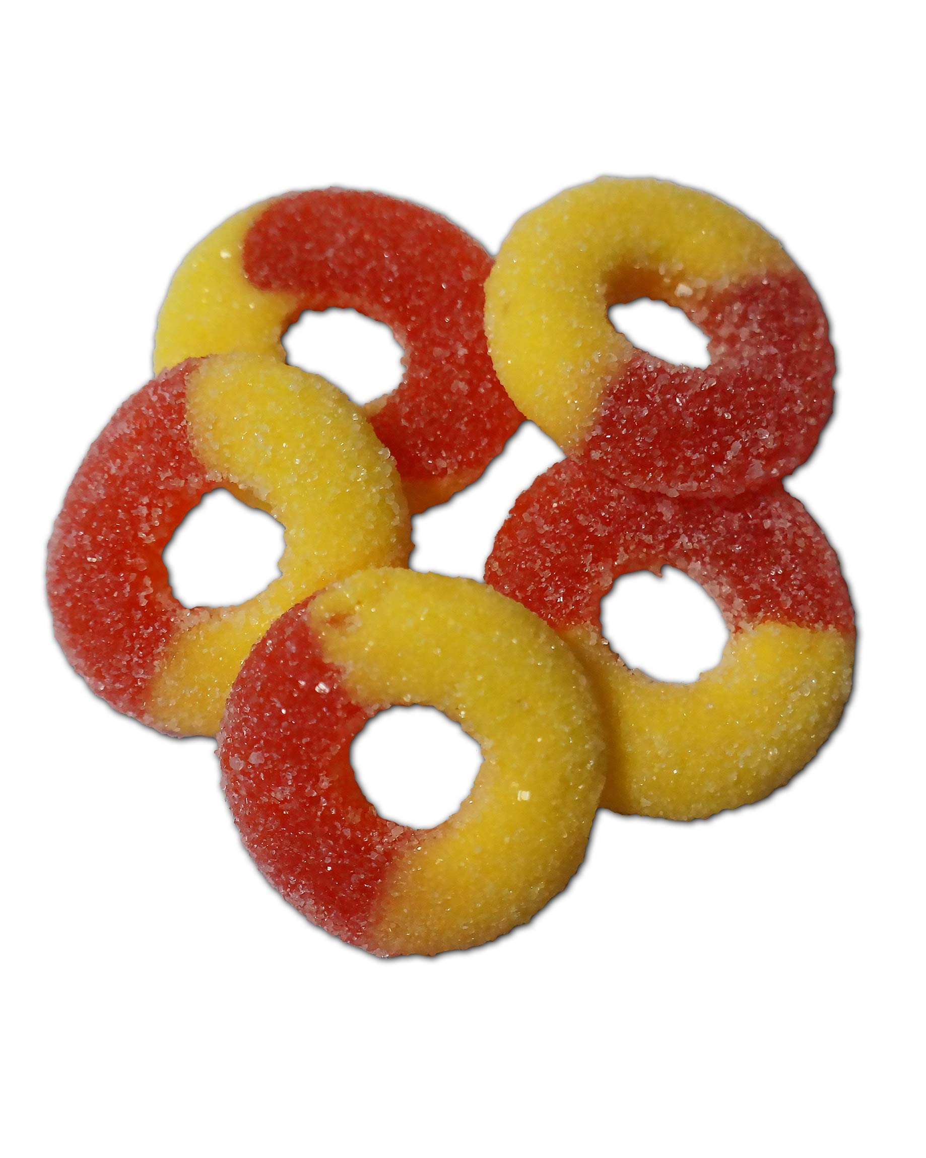 Jovy Gummies Peach Flavor Ring Candy - 6 oz Bag of Chewy Peach Rings | Perfect for Snacking, Parties & Lunchboxes