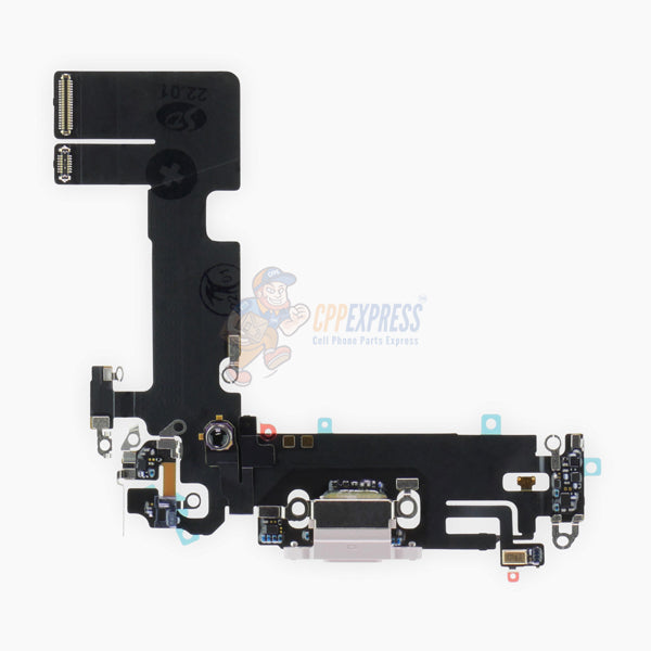 Original iPhone 13 Charging Port Dock Connector Flex Cable Replacement - Gold Plated - Compatible with iPhone 13/13 Pro/13 Mini - Fast Charging & Data Sync - DIY Repair Part for Home & Professional Use