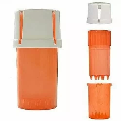 Orange & White Storage Containers - Airtight Plastic Bins for Home Organization, Kitchen Pantry & Office Supplies | Stackable Space-Saving Design