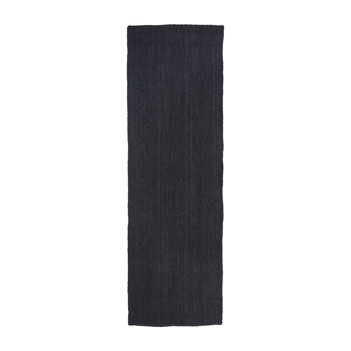 Bondi Rectangle Runner Rug - Non-Slip Black Hallway Carpet for Home & Office - Perfect for Entryways, Kitchens, and High Traffic Areas