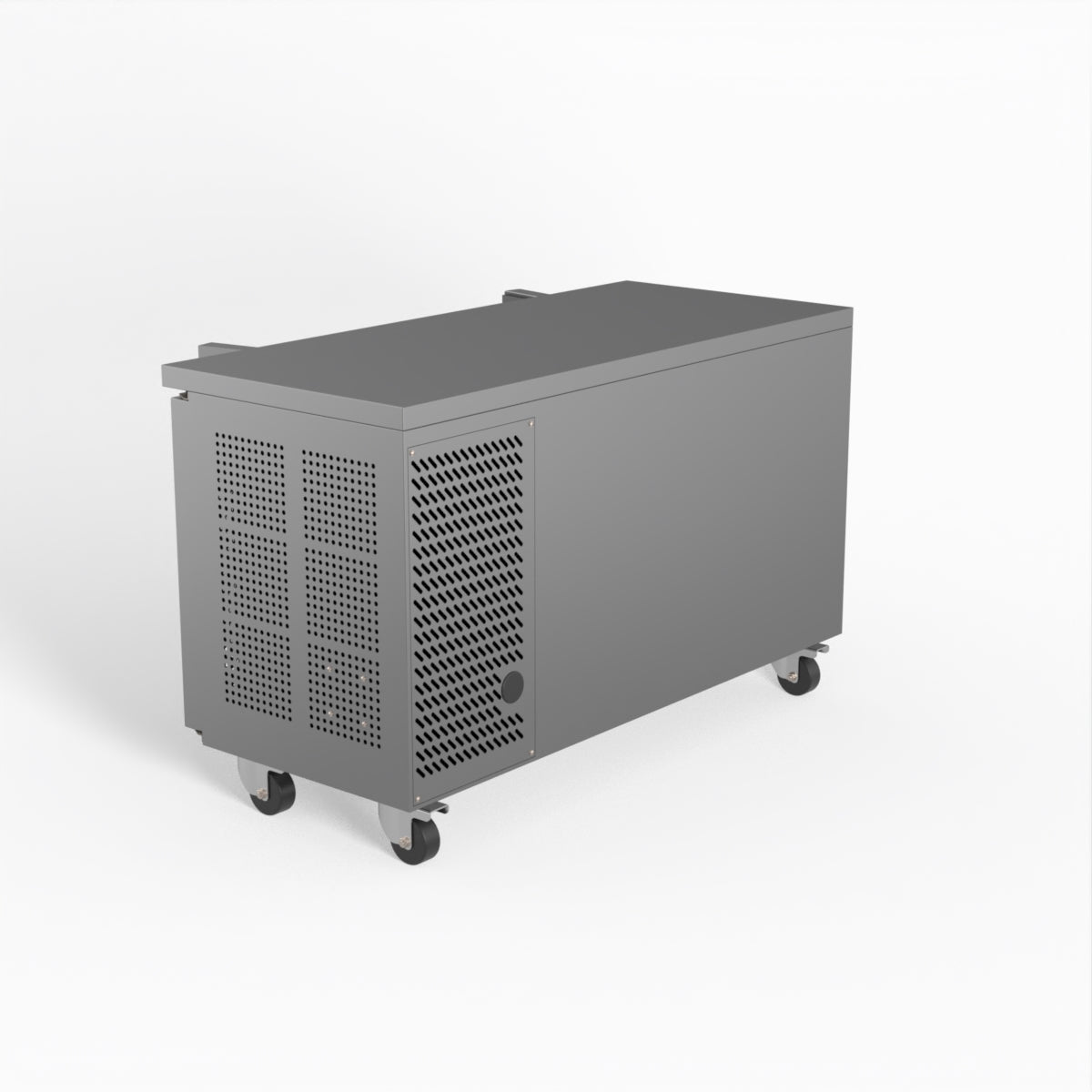 Commercial Refrigerator - AG Two Door Under Counter Fridge for Restaurants, Bars & Kitchens | Energy Efficient Stainless Steel Worktop Freezer with Adjustable Shelves