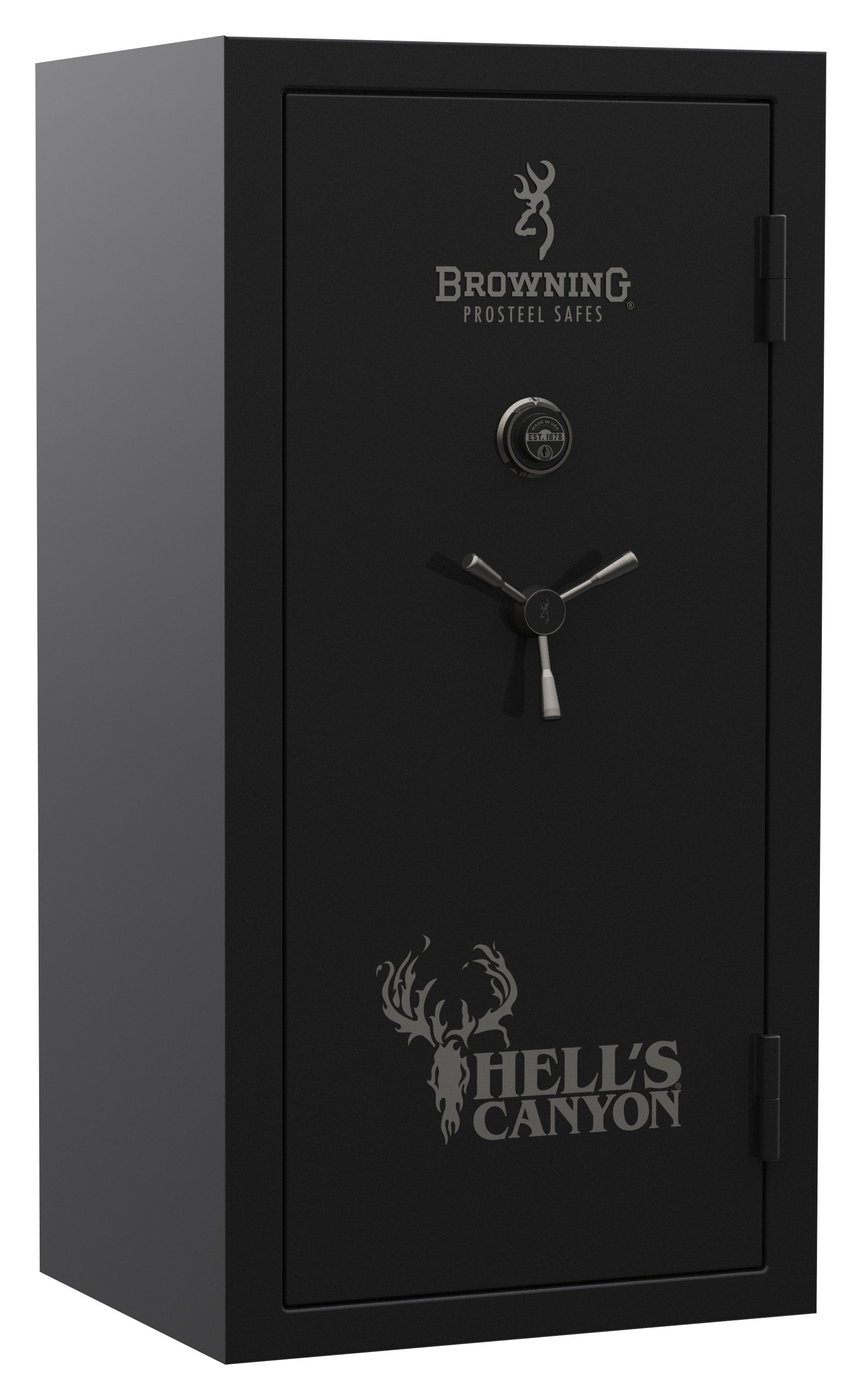 Browning HC33 Hell's Canyon 33-Gun Fireproof Safe - Secure Rifle & Shotgun Storage for Home, Office & Hunting Cabin | Waterproof & Burglar-Resistant Gun Cabinet