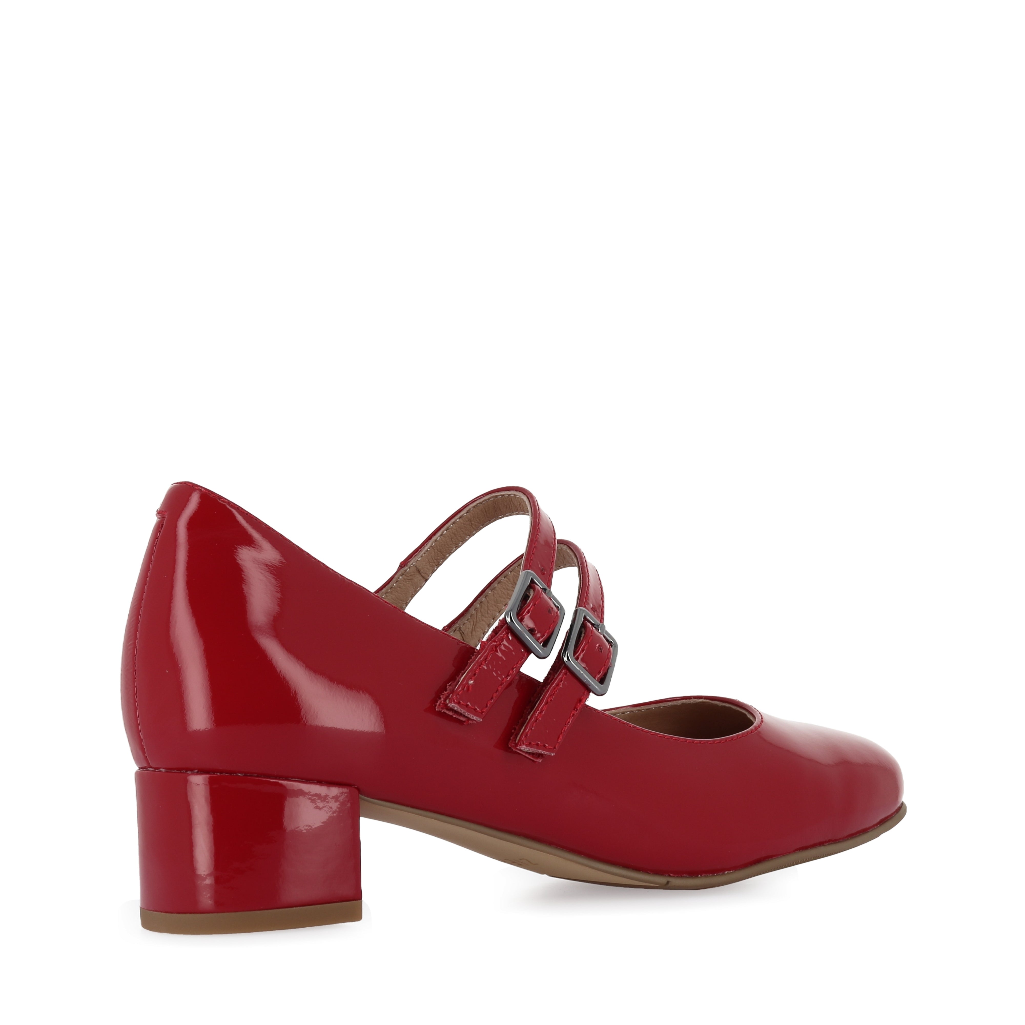 KAROLY W Dark Red Patent Leather Women's Shoes - Elegant High Heels for Parties, Weddings & Evening Events