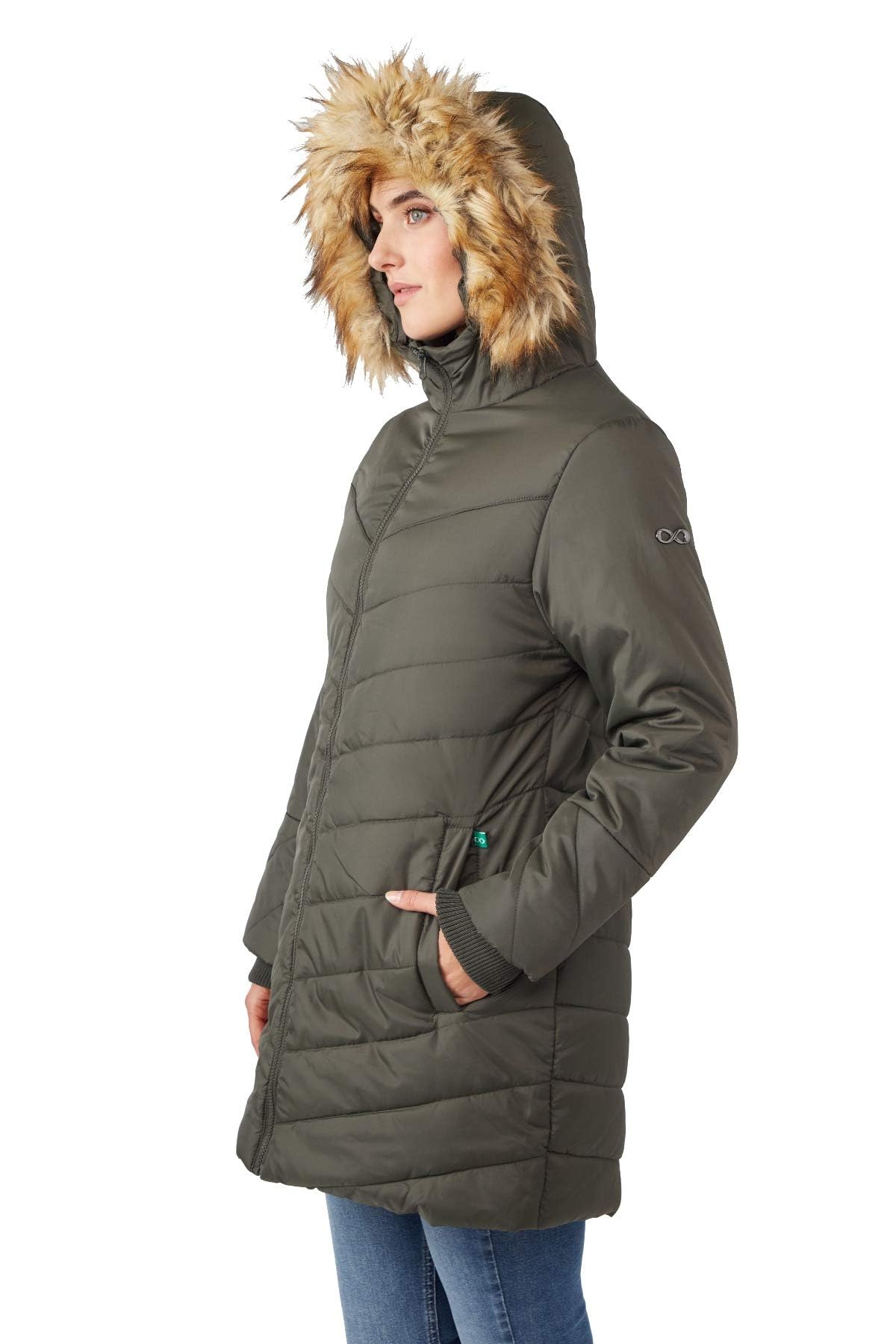 Waterproof Maternity Coat with 3-in-1 Extender Panel Technology - Lexie | Warm Winter Jacket for Pregnant Women | Perfect for Outdoor Activities, Commuting & Travel