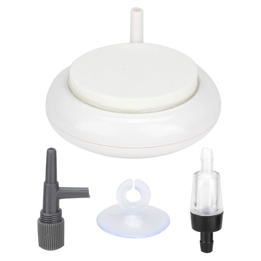 Winnfy Nano Air Stone - Fine Bubble Oxygen Diffuser for Fish Tank & Aquarium - Low Pressure, High Efficiency - Ideal for Freshwater & Saltwater Tanks