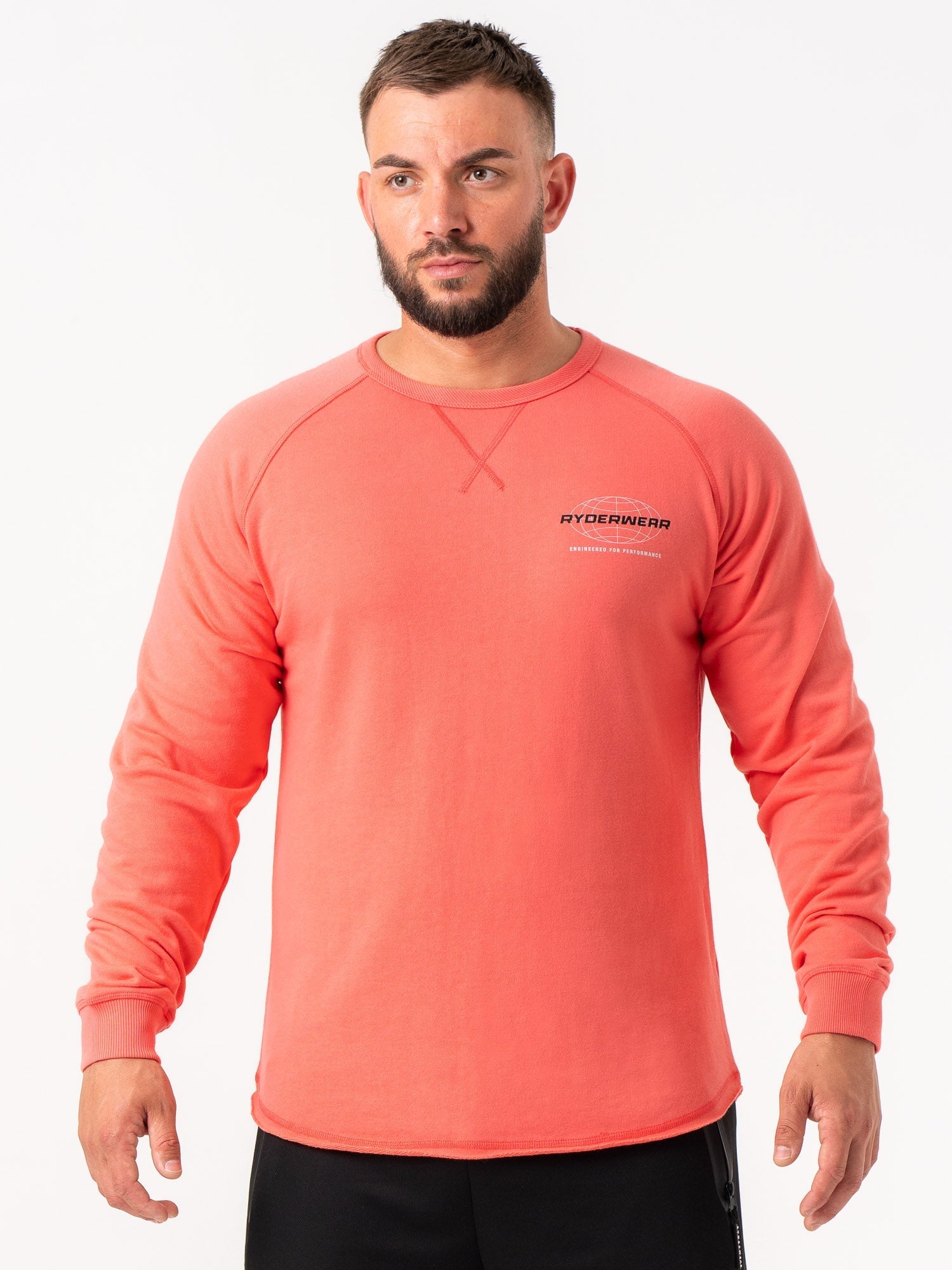 Energy Crew Neck Coral T-Shirt - Comfortable & Stylish Casual Wear for Men & Women - Perfect for Gym, Workout, and Everyday Outfits