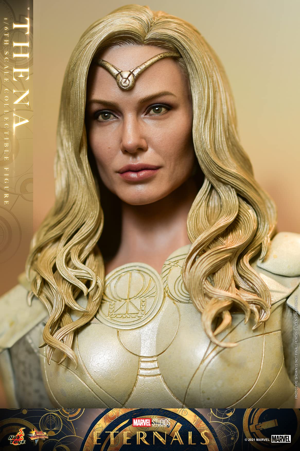 Hot Toys 1:6 Scale Thena Action Figure - Marvel Eternals Movie Collectible for Display & Cosplay
